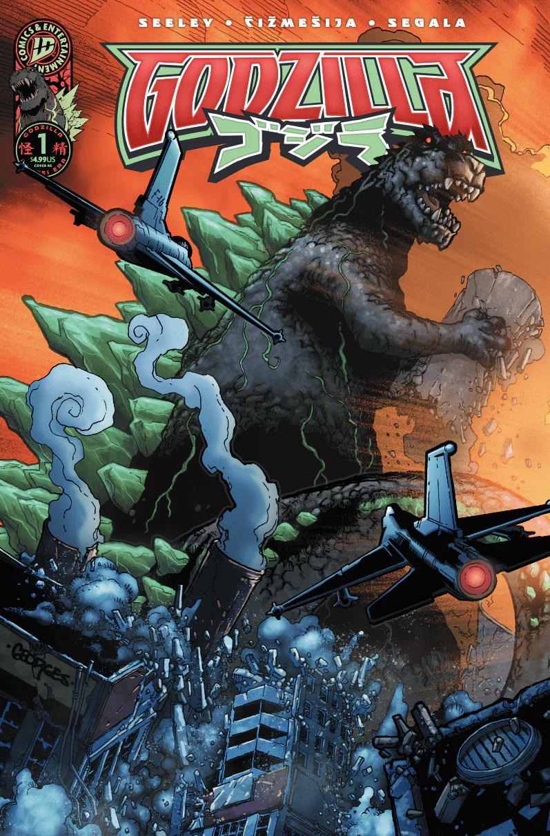 Godzilla #1 GalaxyCon Exclusive Georges Jeanty Foil Variant Comic Book - Image 3