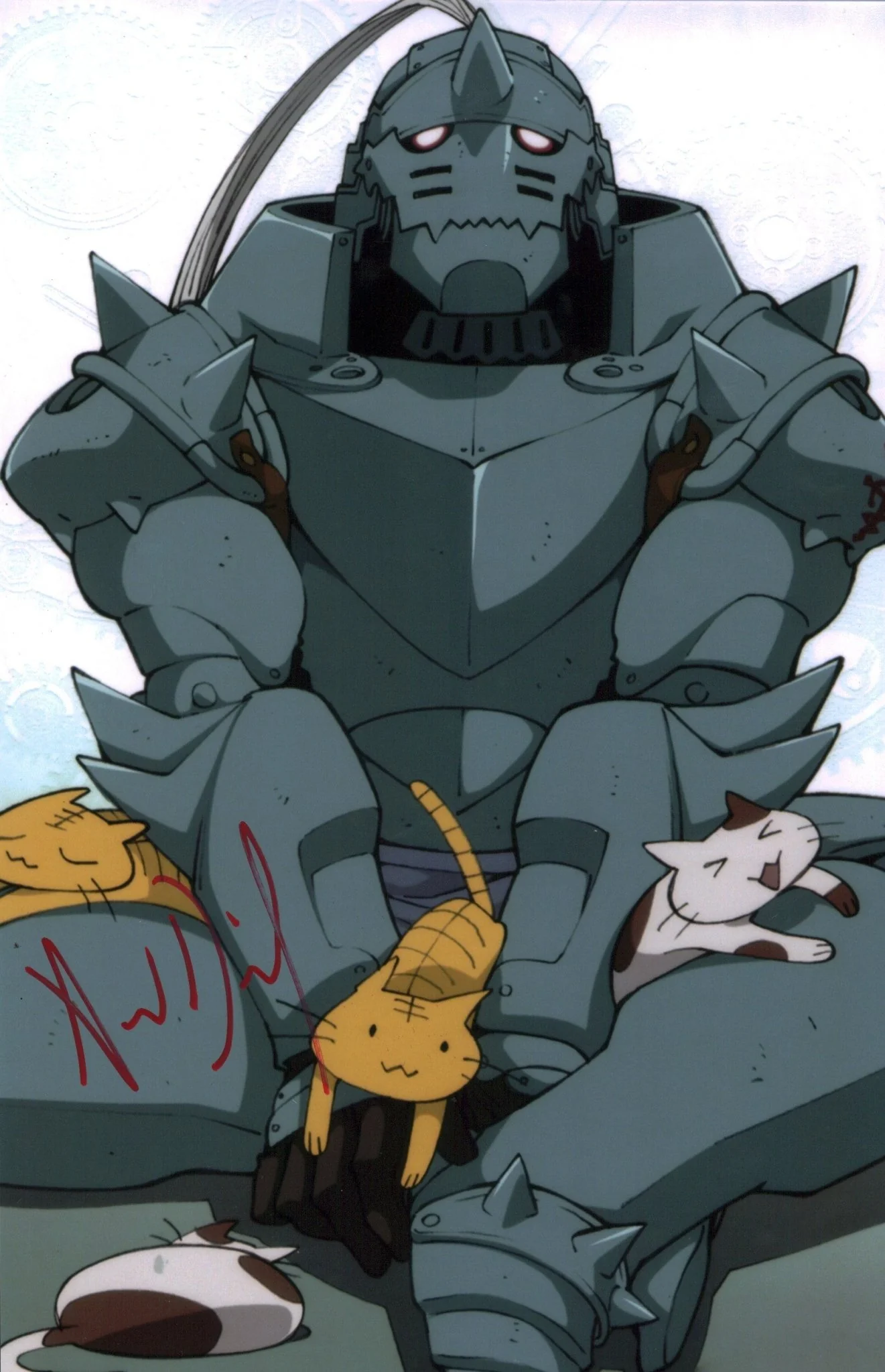 Aaron Dismuke Fullmetal Alchemist 11x17 Poster Signed JSA Certified Autograph - Image 3