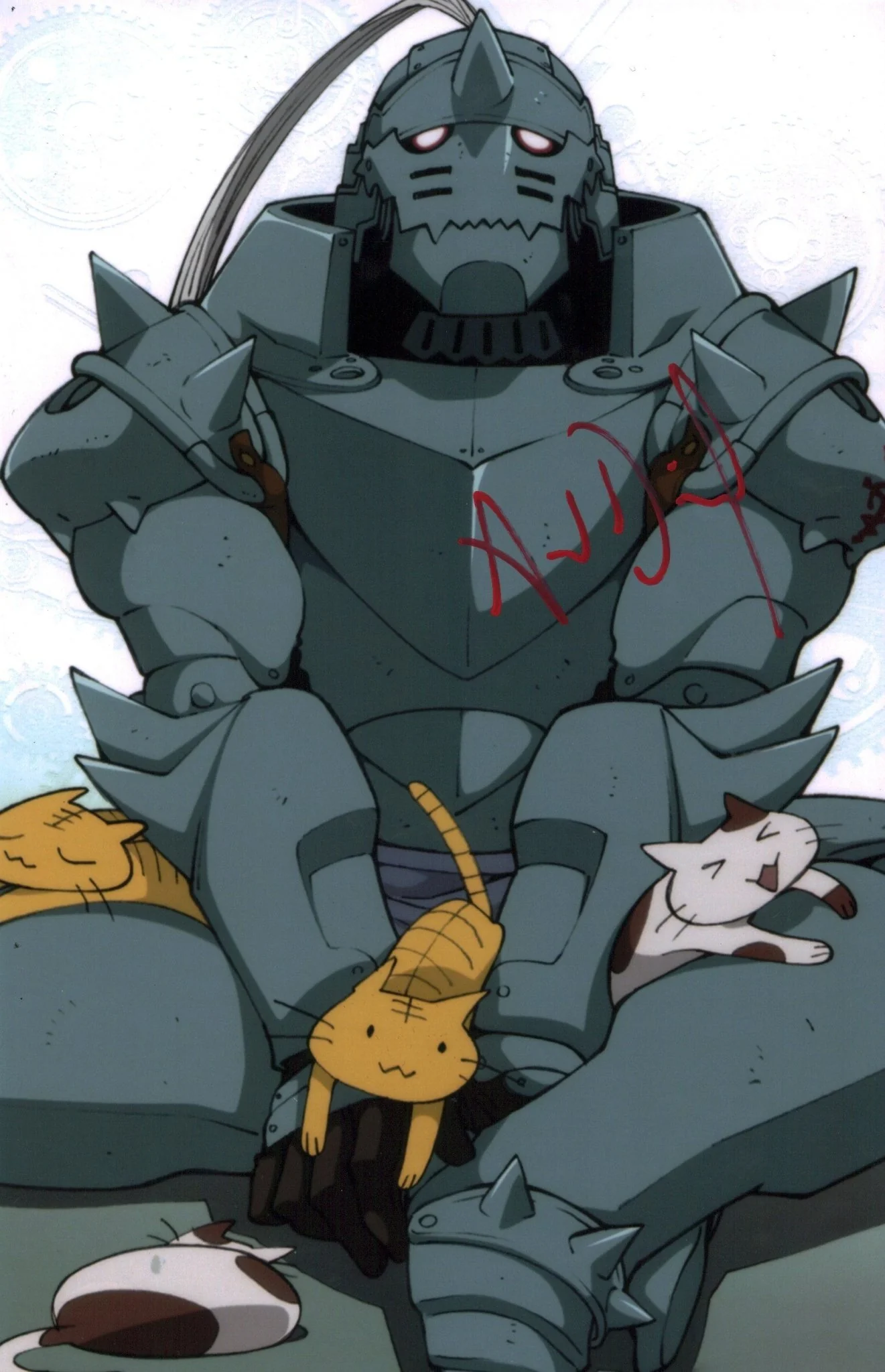 Aaron Dismuke Fullmetal Alchemist 11x17 Poster Signed JSA Certified Autograph - Image 4