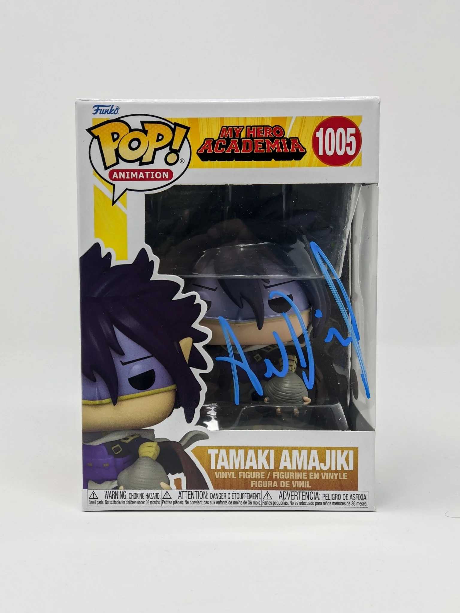 Aaron Dismuke My Hero Academia Tamaki Amajiki #1005 Signed Funko Pop JSA Certified Autograph - Image 3