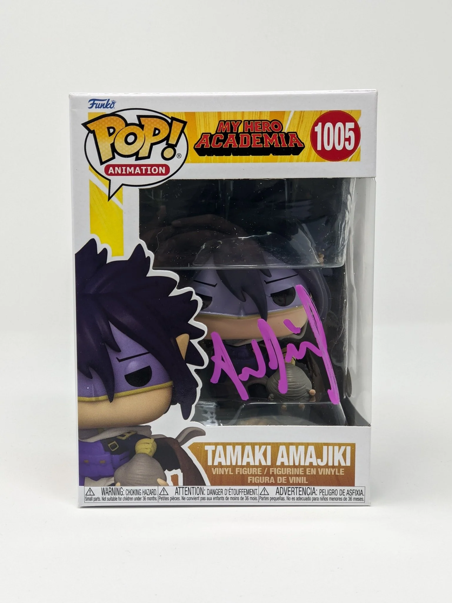 Aaron Dismuke My Hero Academia Tamaki Amajiki #1005 Signed Funko Pop JSA Certified Autograph - Image 4