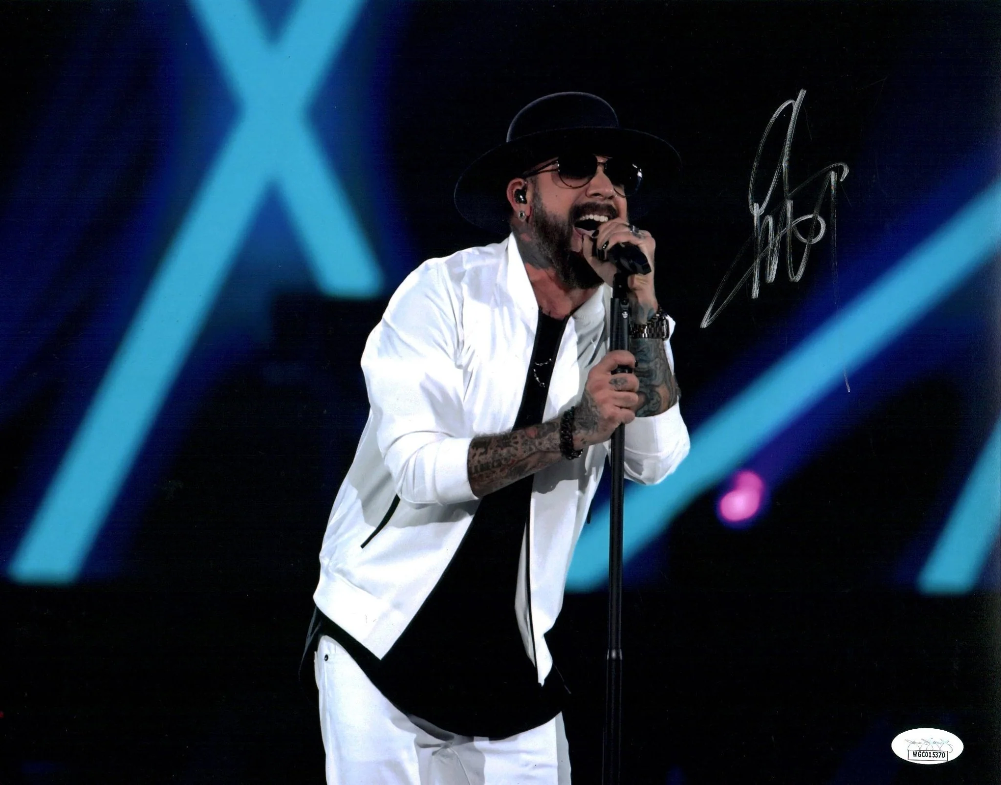 AJ McLean Backstreet Boys 11x14 Photo Poster Signed Certified JSA Autograph