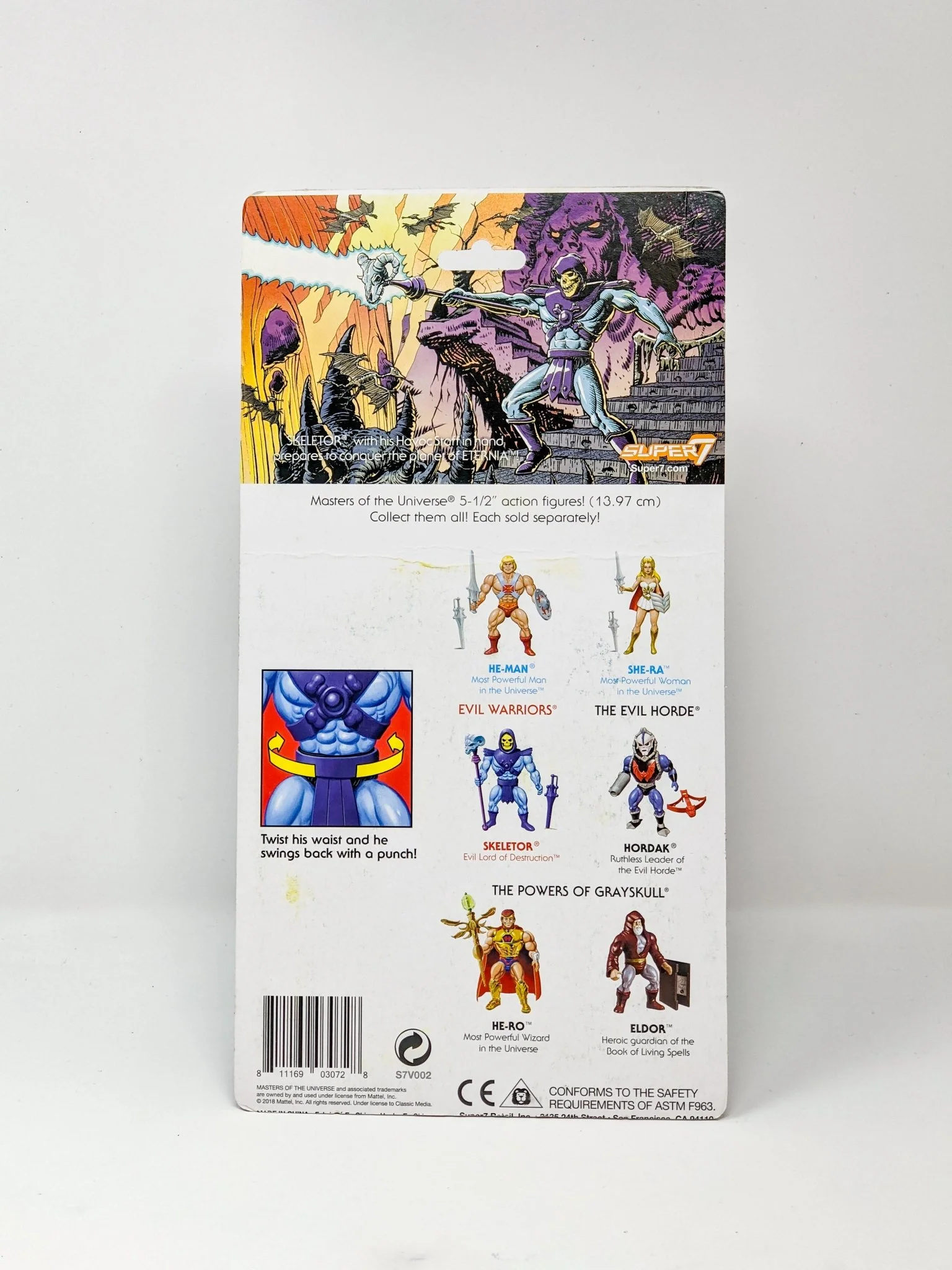 Alan Oppenheimer MOTU Skeletor Signed Mattel Super 7 Action Figure JSA Certified Autograph - Image 11