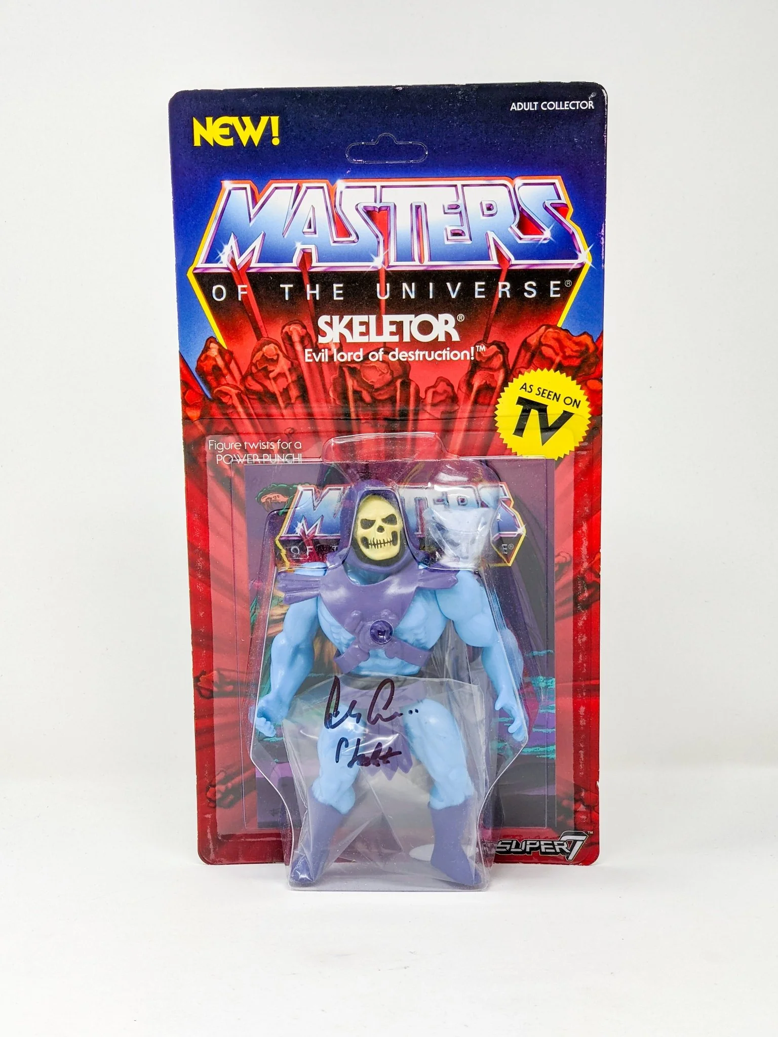 Alan Oppenheimer MOTU Skeletor Signed Mattel Super 7 Action Figure JSA Certified Autograph - Image 15