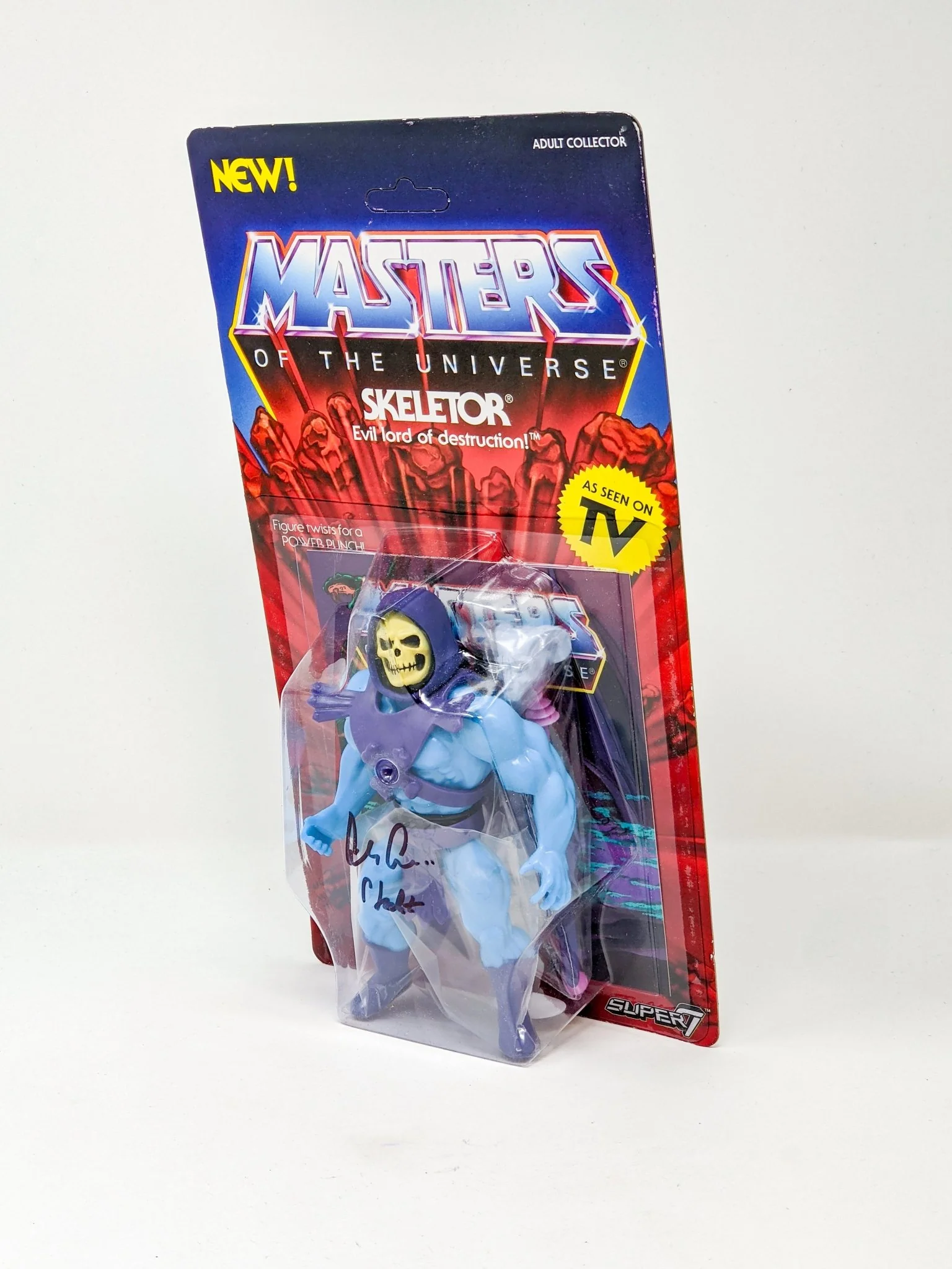 Alan Oppenheimer MOTU Skeletor Signed Mattel Super 7 Action Figure JSA Certified Autograph - Image 16