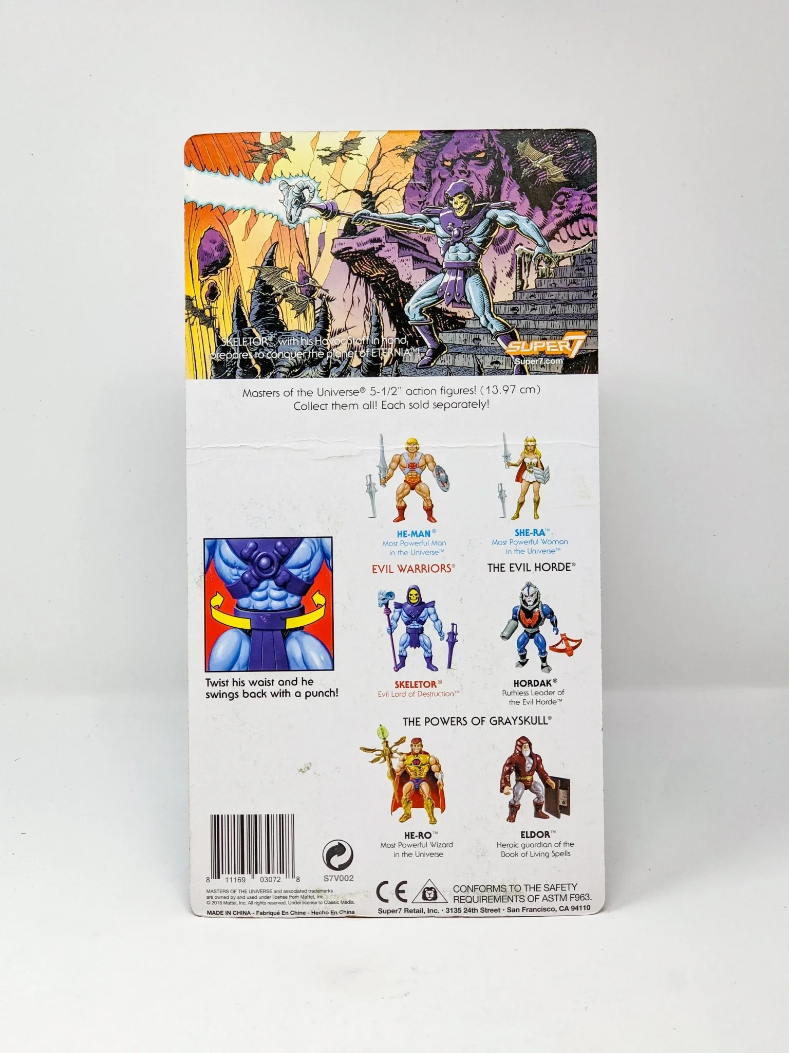 Alan Oppenheimer MOTU Skeletor Signed Mattel Super 7 Action Figure JSA Certified Autograph - Image 18
