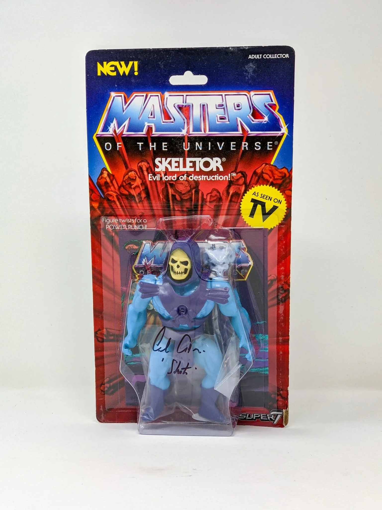 Alan Oppenheimer MOTU Skeletor Signed Mattel Super 7 Action Figure JSA Certified Autograph - Image 22