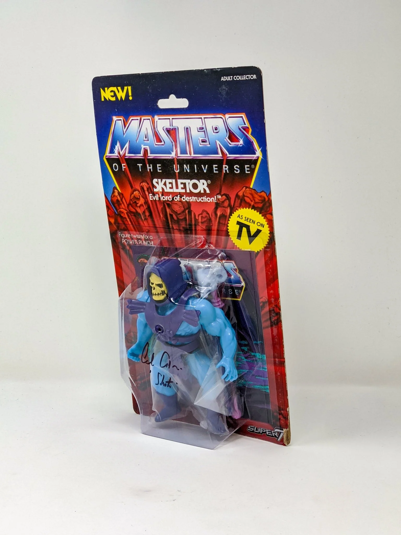 Alan Oppenheimer MOTU Skeletor Signed Mattel Super 7 Action Figure JSA Certified Autograph - Image 23