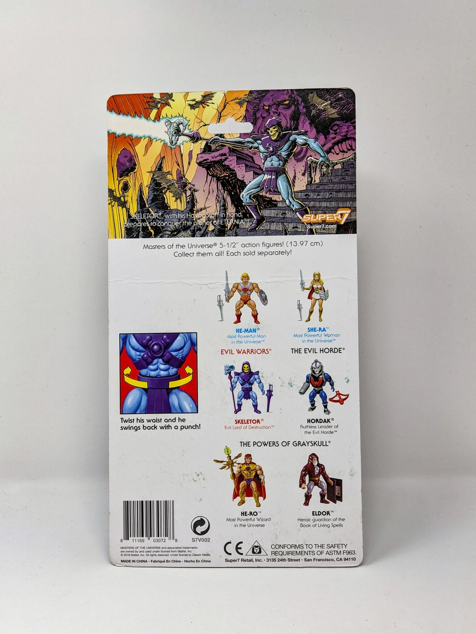 Alan Oppenheimer MOTU Skeletor Signed Mattel Super 7 Action Figure JSA Certified Autograph - Image 25