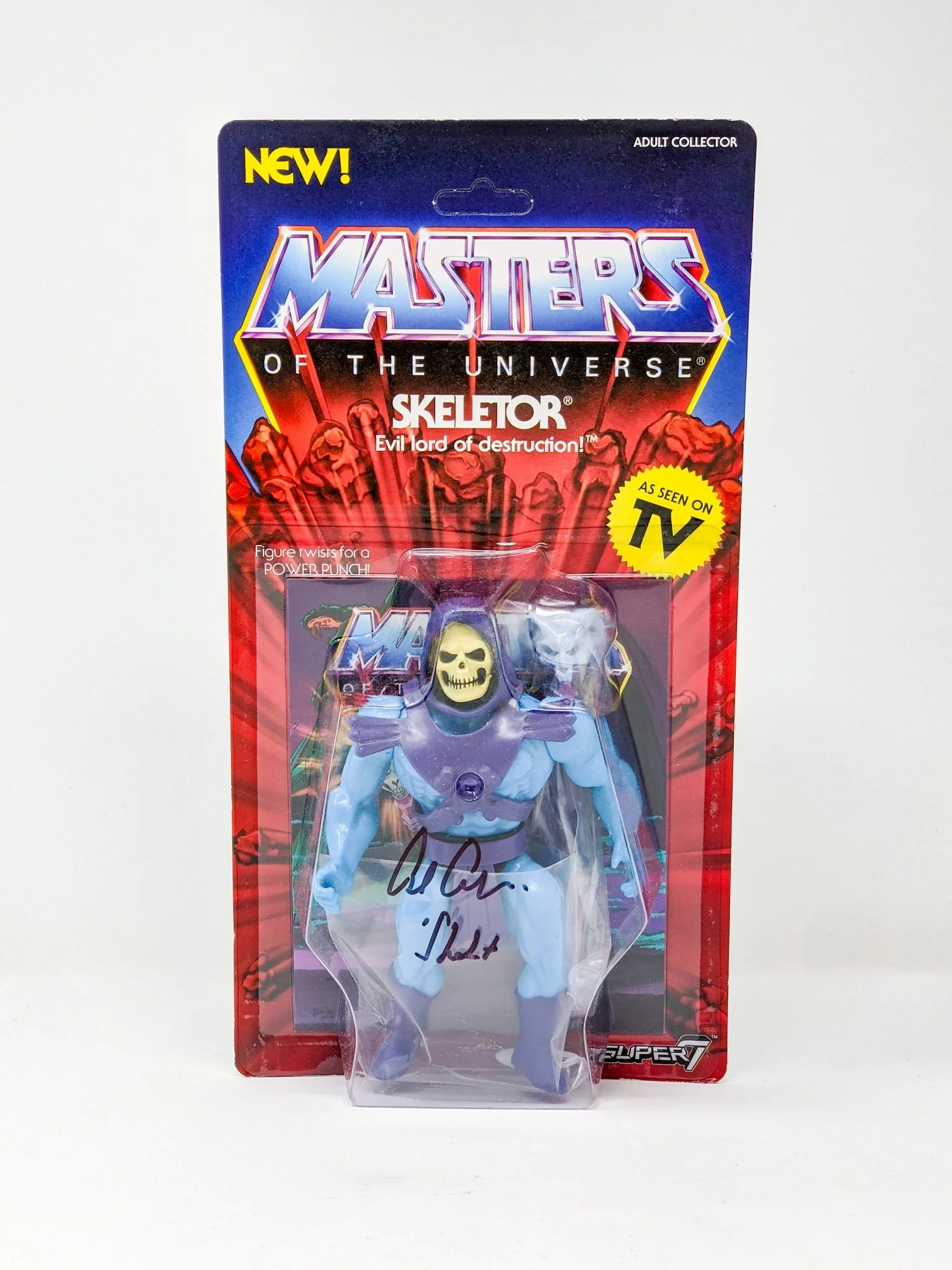 Alan Oppenheimer MOTU Skeletor Signed Mattel Super 7 Action Figure JSA Certified Autograph - Image 30