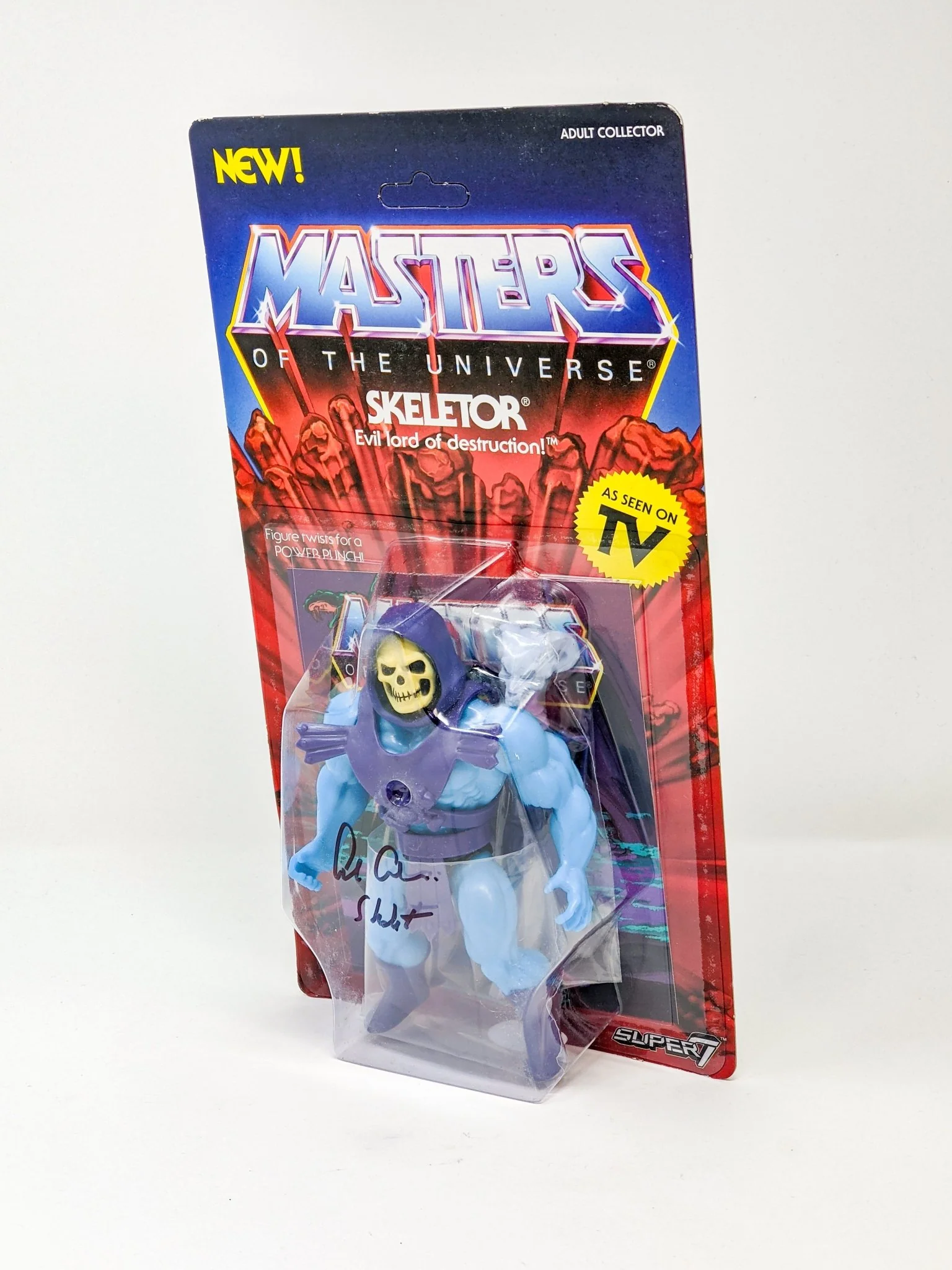 Alan Oppenheimer MOTU Skeletor Signed Mattel Super 7 Action Figure JSA Certified Autograph - Image 36