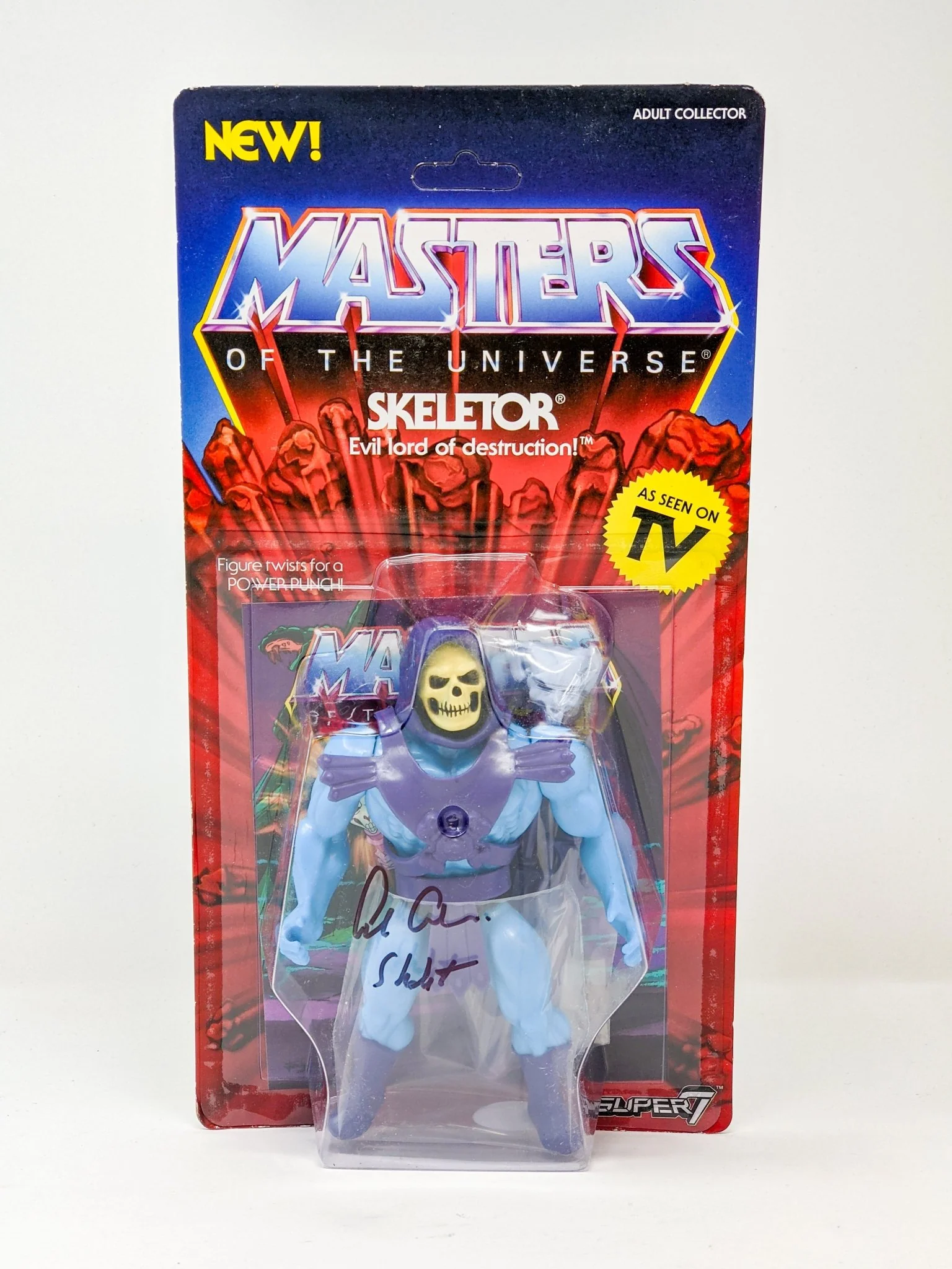 Alan Oppenheimer MOTU Skeletor Signed Mattel Super 7 Action Figure JSA Certified Autograph - Image 37