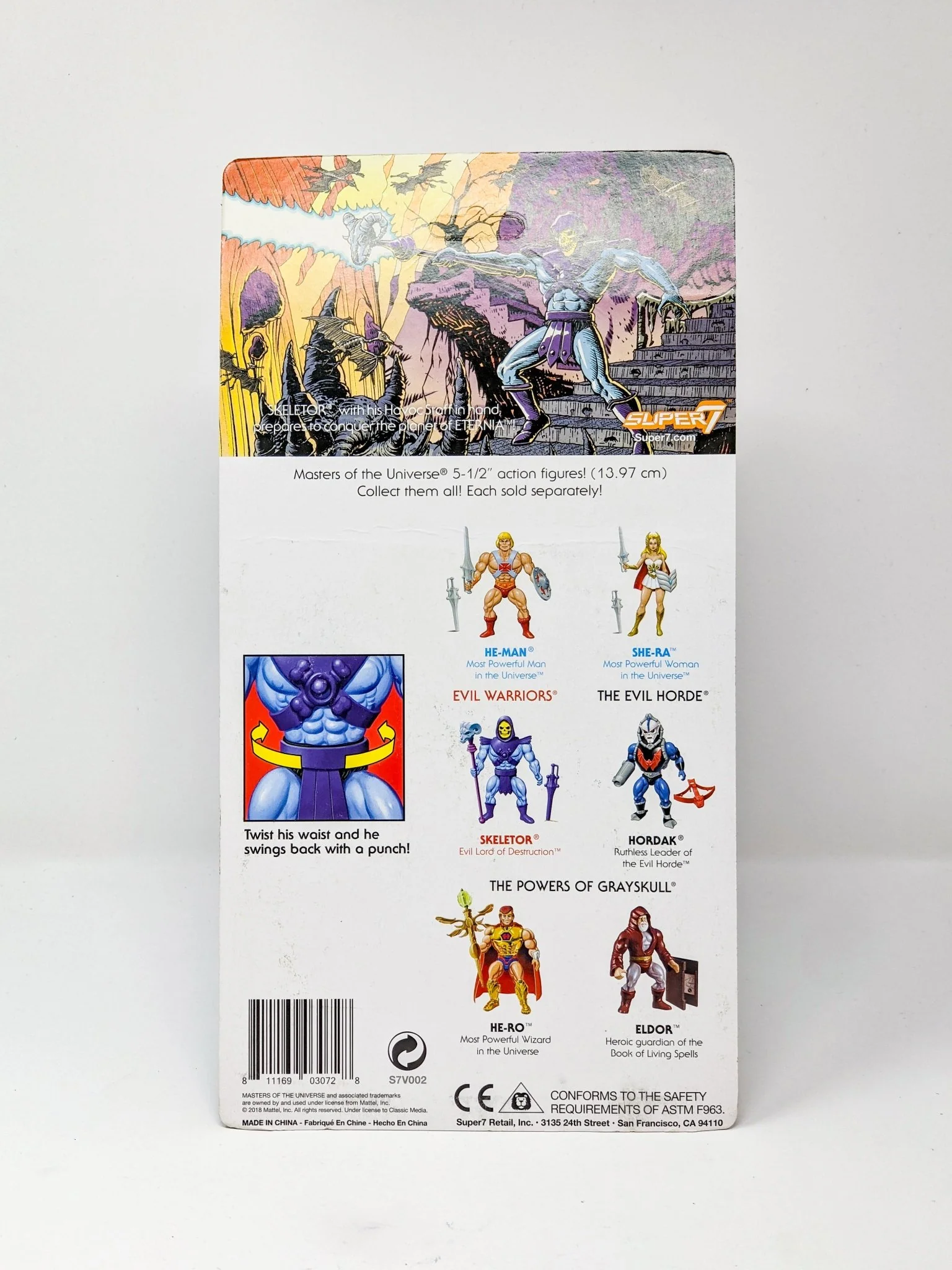 Alan Oppenheimer MOTU Skeletor Signed Mattel Super 7 Action Figure JSA Certified Autograph - Image 4