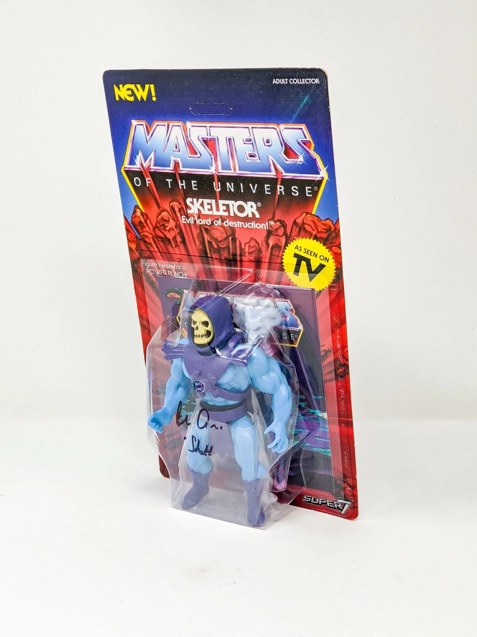 Alan Oppenheimer MOTU Skeletor Signed Mattel Super 7 Action Figure JSA Certified Autograph - Image 43