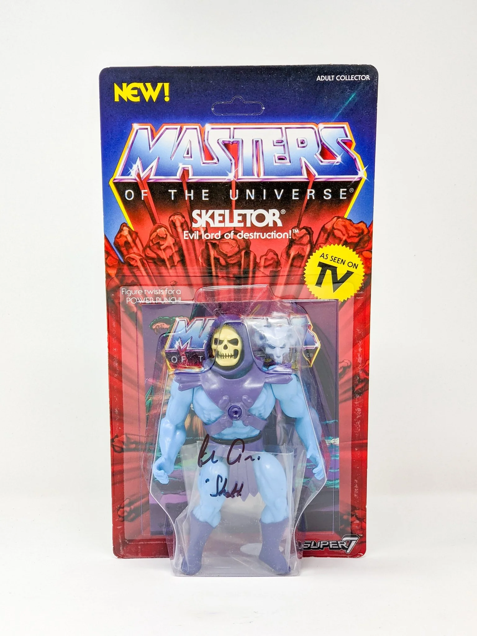 Alan Oppenheimer MOTU Skeletor Signed Mattel Super 7 Action Figure JSA Certified Autograph - Image 44