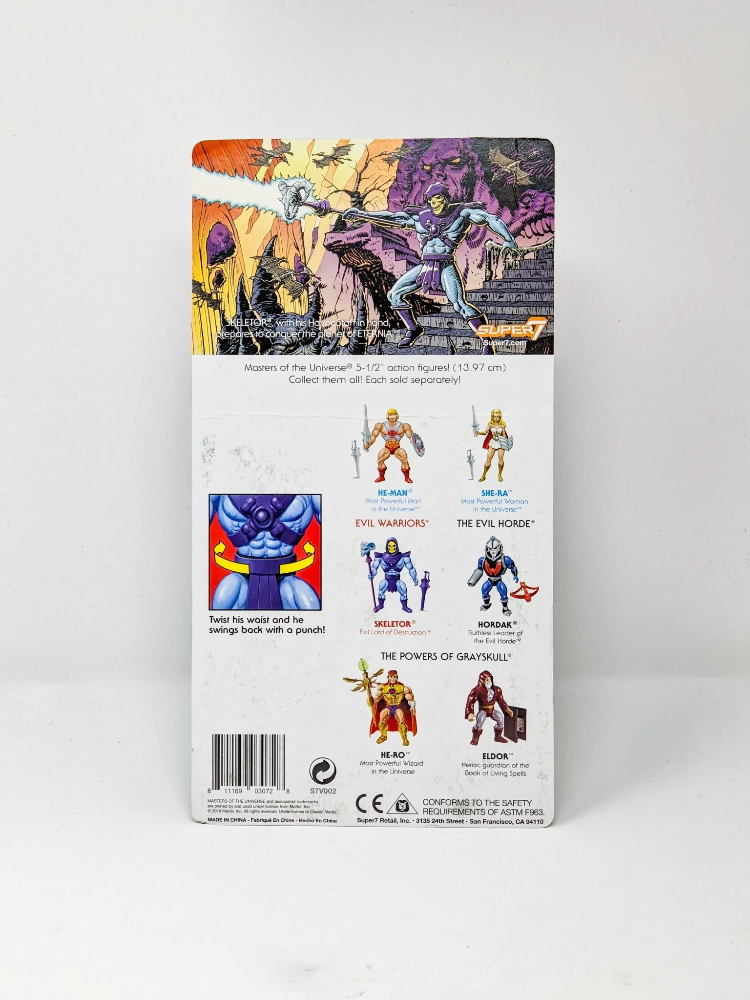 Alan Oppenheimer MOTU Skeletor Signed Mattel Super 7 Action Figure JSA Certified Autograph - Image 46
