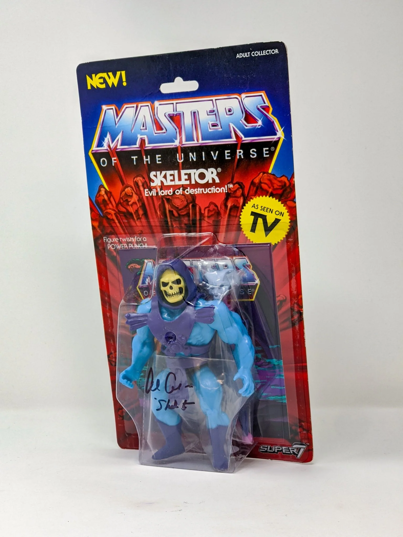 Alan Oppenheimer MOTU Skeletor Signed Mattel Super 7 Action Figure JSA Certified Autograph - Image 57