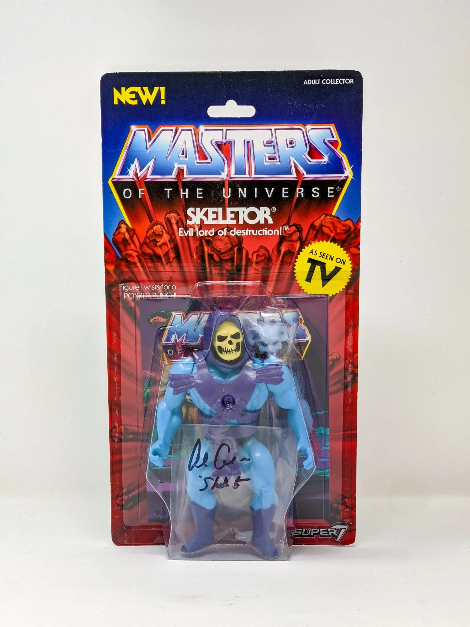 Alan Oppenheimer MOTU Skeletor Signed Mattel Super 7 Action Figure JSA Certified Autograph - Image 58