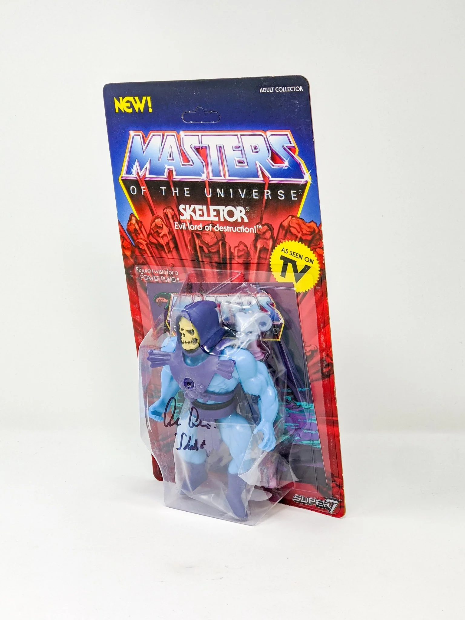 Alan Oppenheimer MOTU Skeletor Signed Mattel Super 7 Action Figure JSA Certified Autograph - Image 64