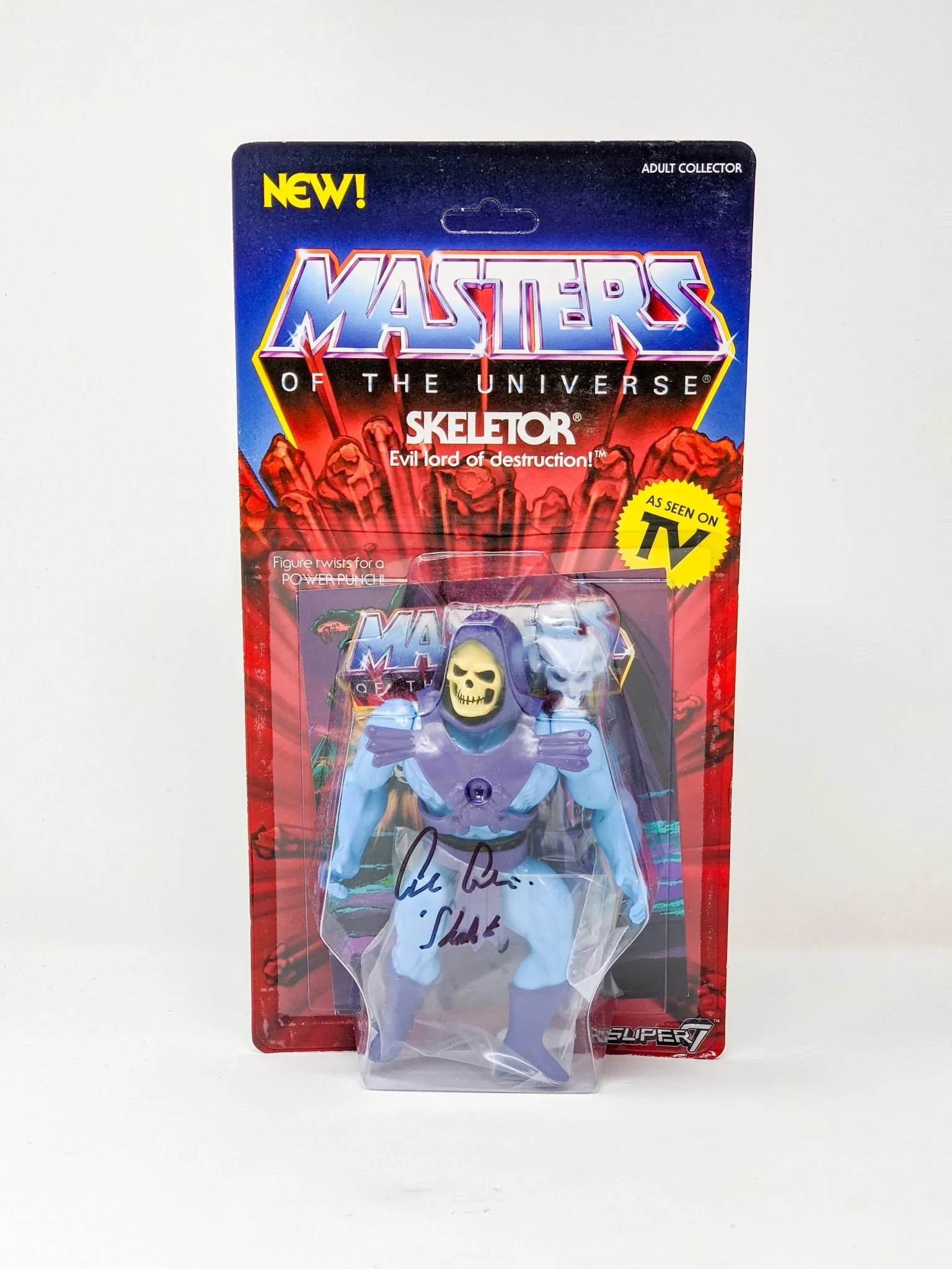 Alan Oppenheimer MOTU Skeletor Signed Mattel Super 7 Action Figure JSA Certified Autograph - Image 65