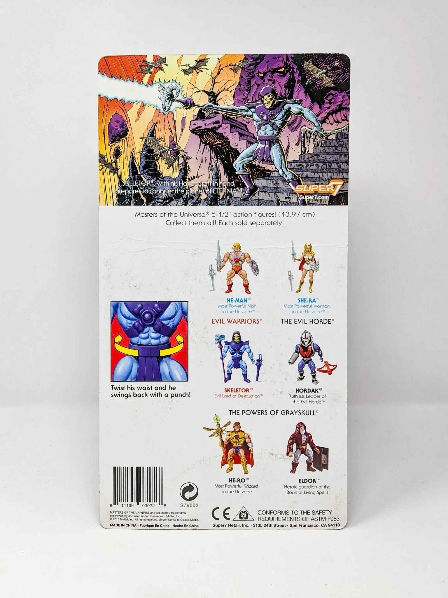 Alan Oppenheimer MOTU Skeletor Signed Mattel Super 7 Action Figure JSA Certified Autograph - Image 74