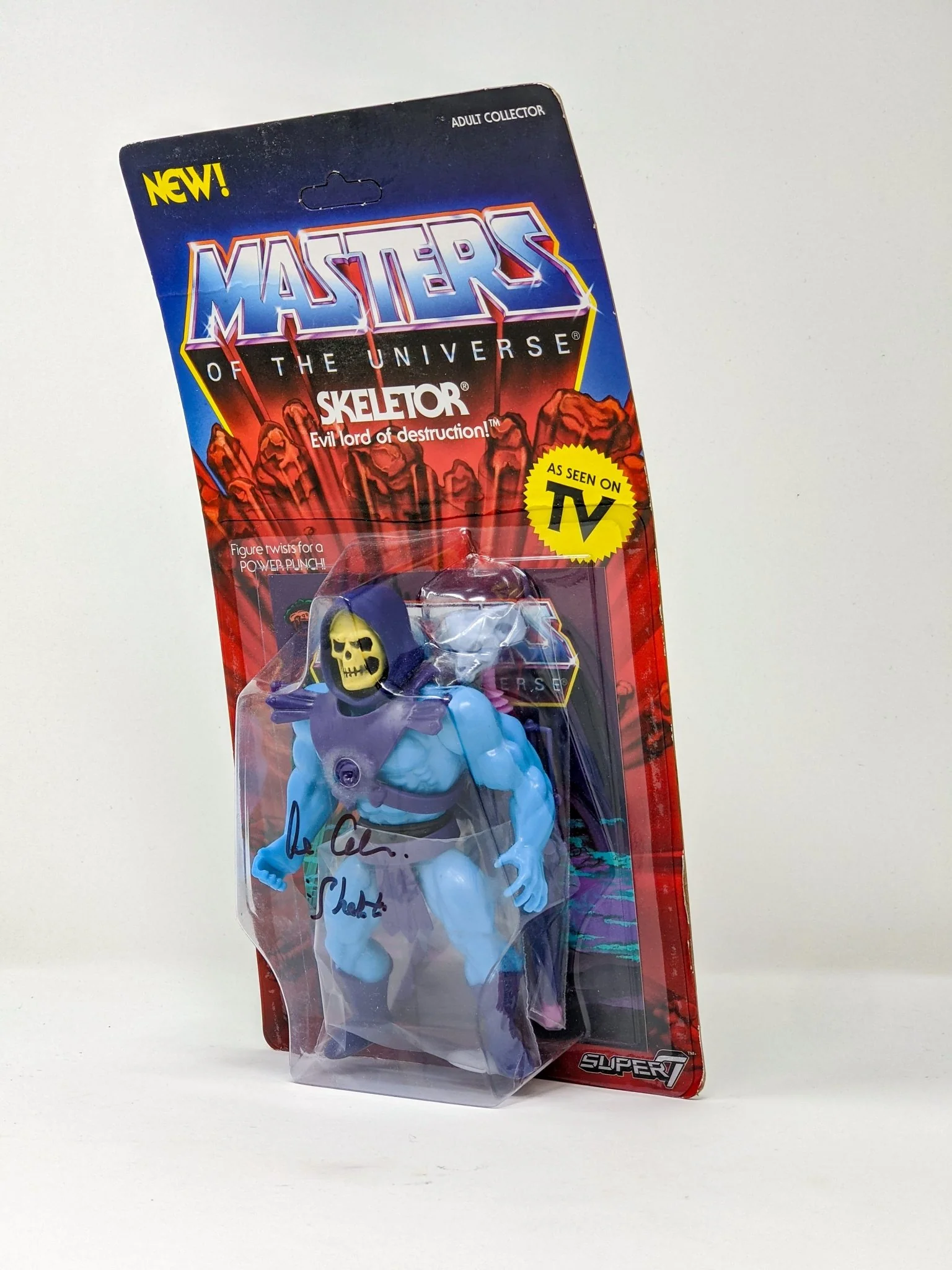 Alan Oppenheimer MOTU Skeletor Signed Mattel Super 7 Action Figure JSA Certified Autograph - Image 78
