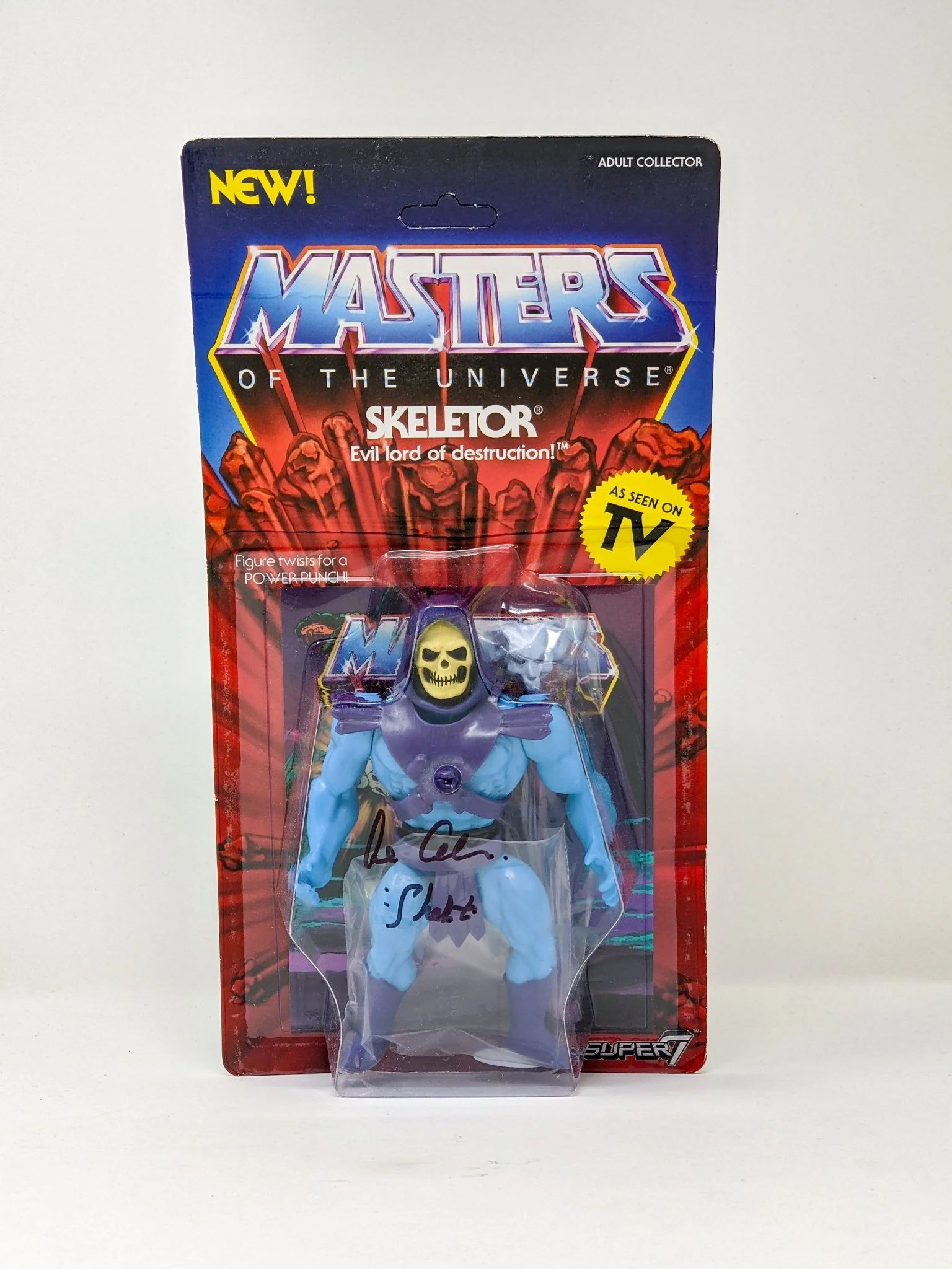 Alan Oppenheimer MOTU Skeletor Signed Mattel Super 7 Action Figure JSA Certified Autograph - Image 79