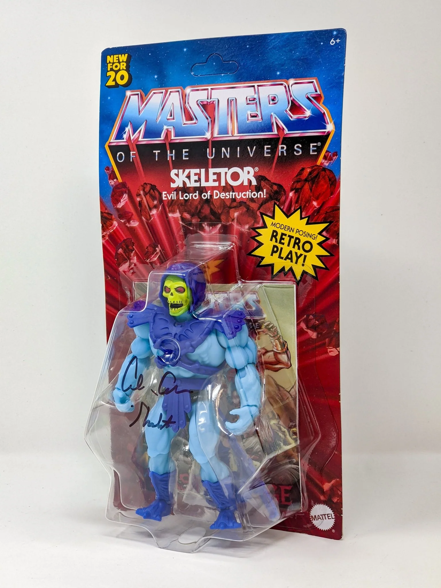 Alan Oppenheimer MOTU Skeletor Signed Mattel Super 7 Action Figure JSA Certified Autograph - Image 89