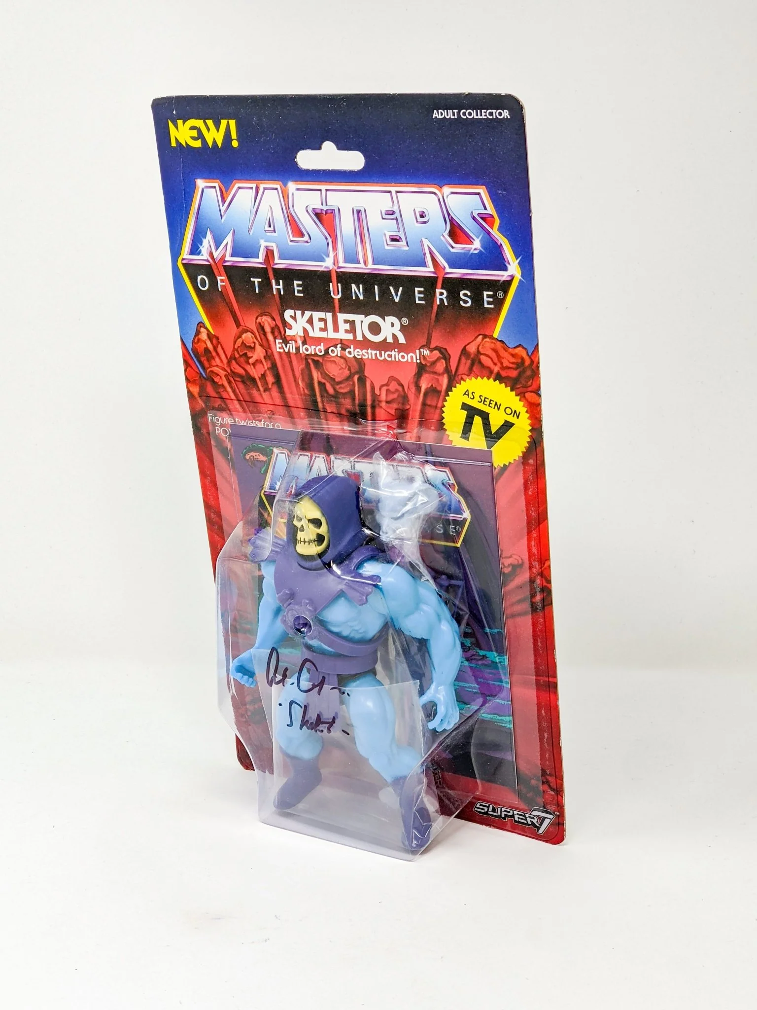 Alan Oppenheimer MOTU Skeletor Signed Mattel Super 7 Action Figure JSA Certified Autograph - Image 9