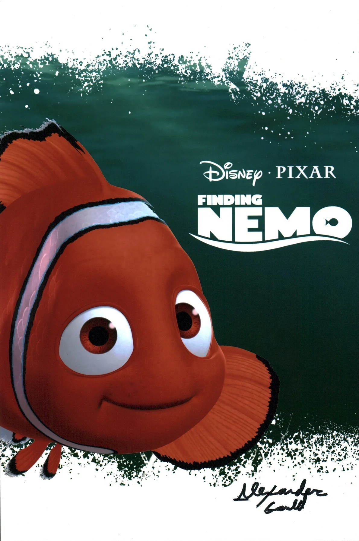 Alexander Gould Finding Nemo 8x12 Signed Photo JSA Certified Autograph