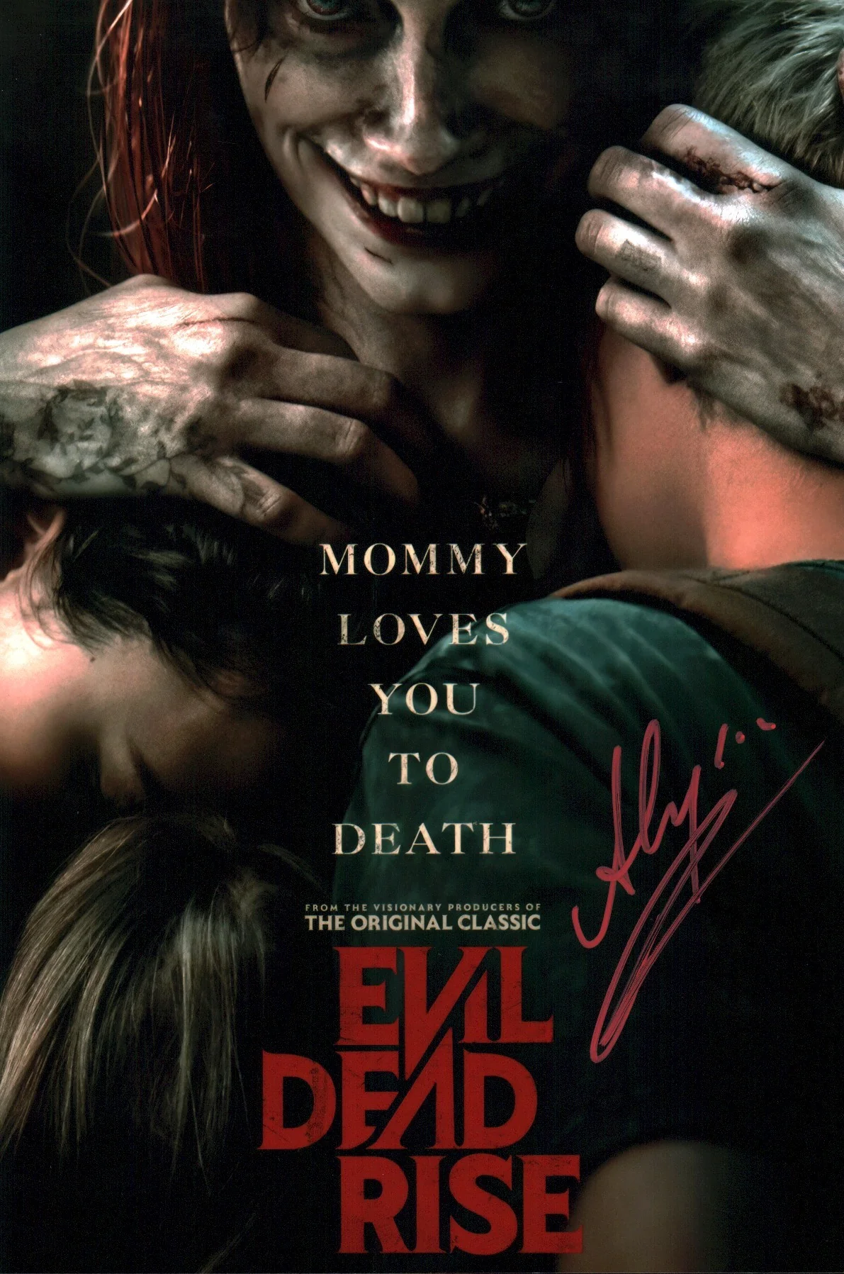 Alyssa Sutherland Evil Dead Rise 8x12 Signed Photo JSA Certified Autograph