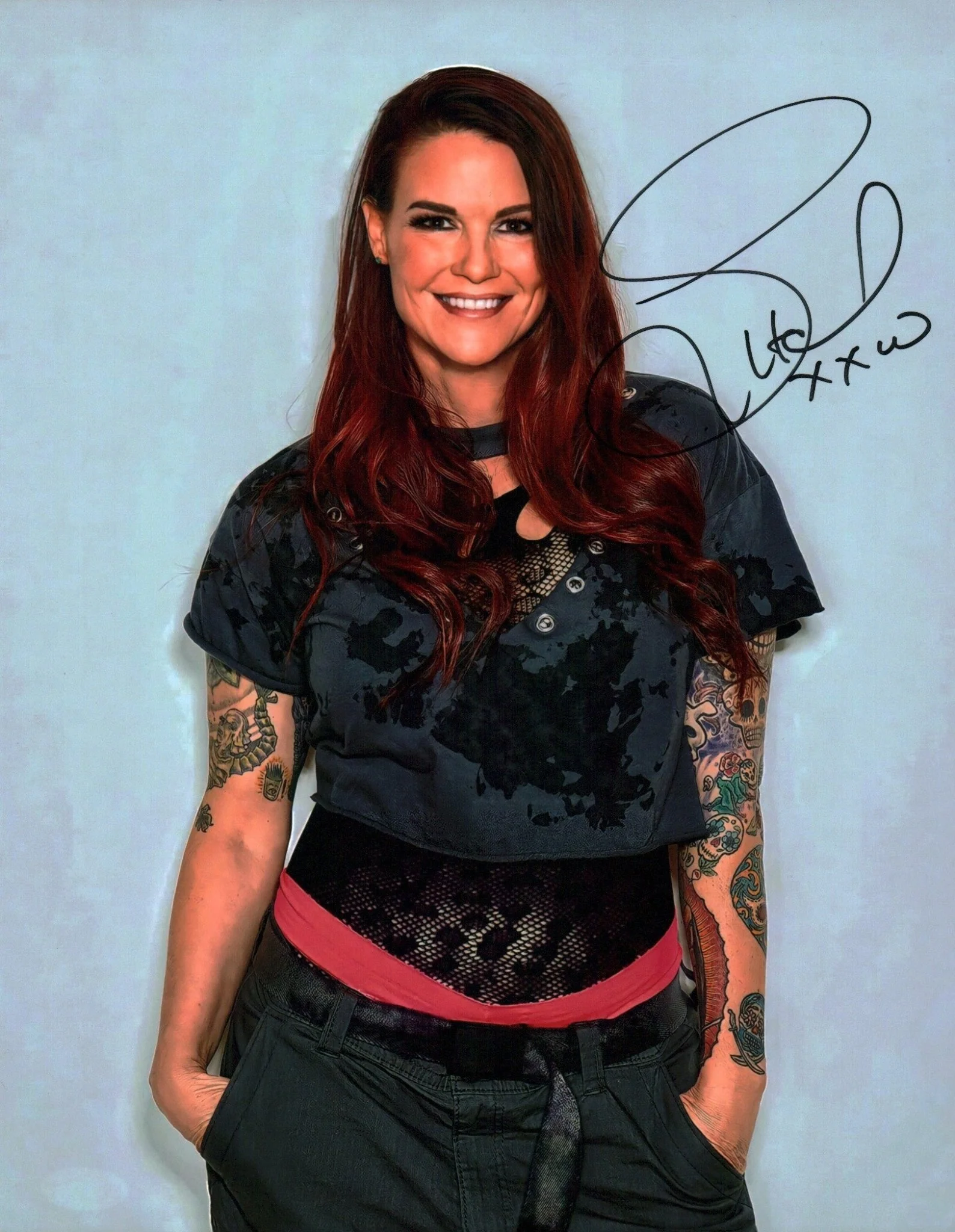 Amy "Lita" Dumas WWE Wrestling 11x14 Signed Photo JSA Certified Autograph - Image 2