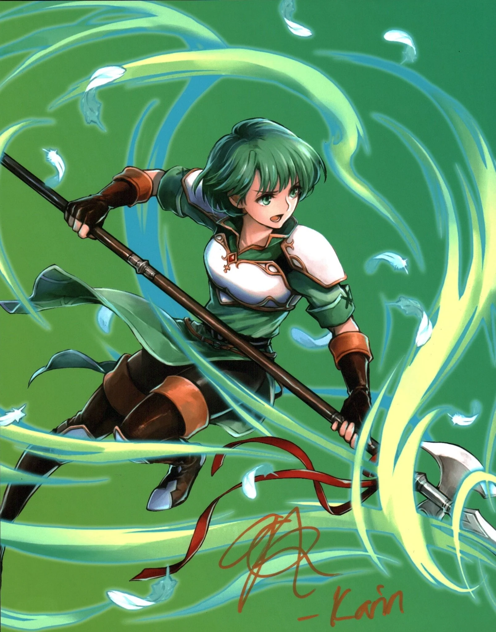 Anairis Quinones Fire Emblem Heroes 11x14 Photo Poster Signed JSA Certified Autograph - Image 2