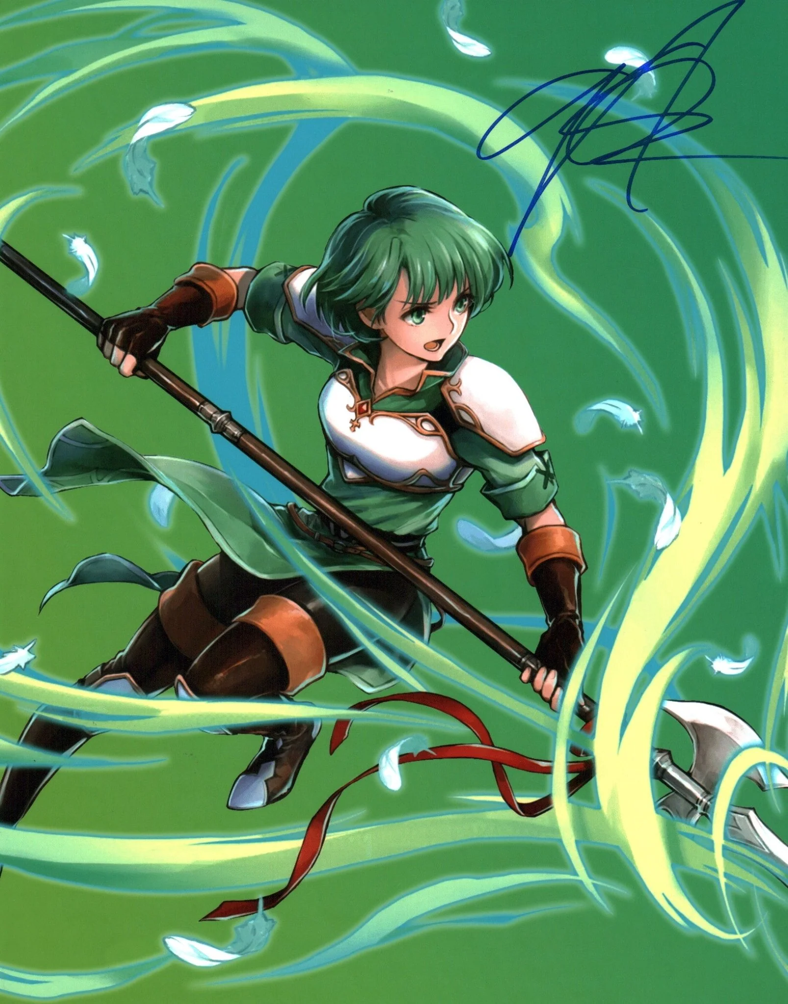 Anairis Quinones Fire Emblem Heroes 11x14 Photo Poster Signed JSA Certified Autograph - Image 3