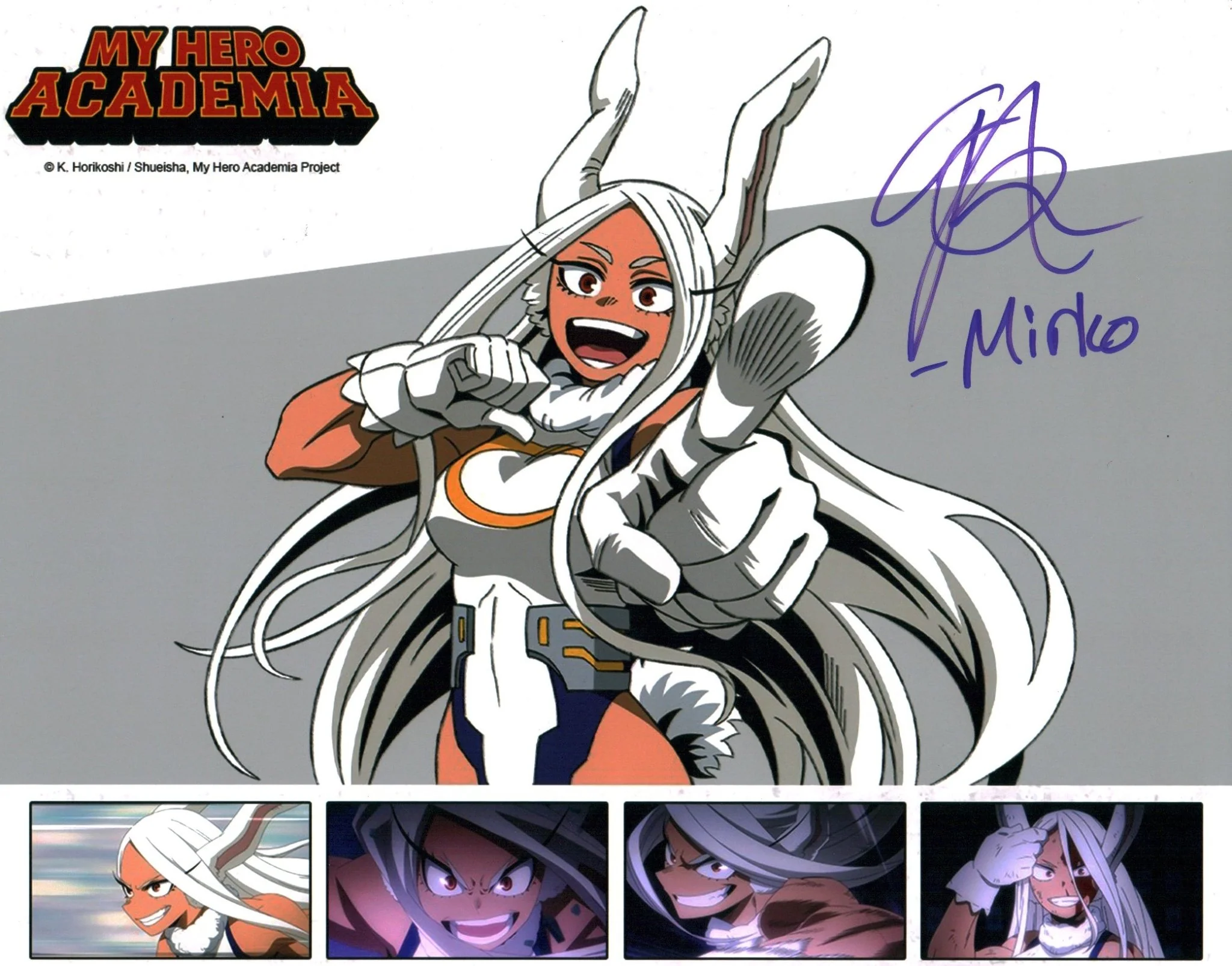 Anairis Quinones My Hero Academia 11x14 Photo Poster Signed JSA Certified Autograph - Image 2