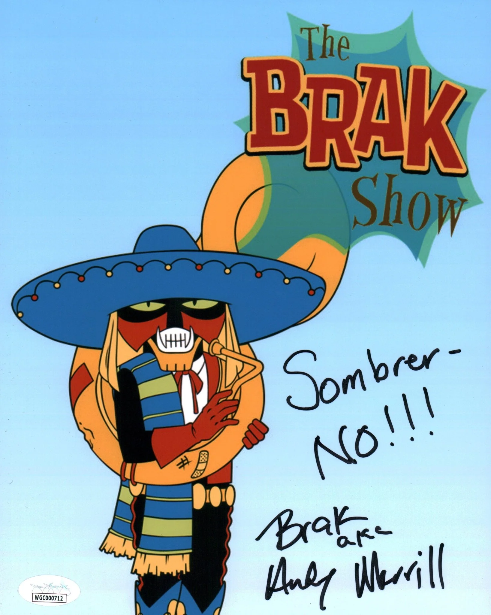 Andy Merrill The Brak Show 8x10 Photo Signed JSA Certified Autograph - Image 2