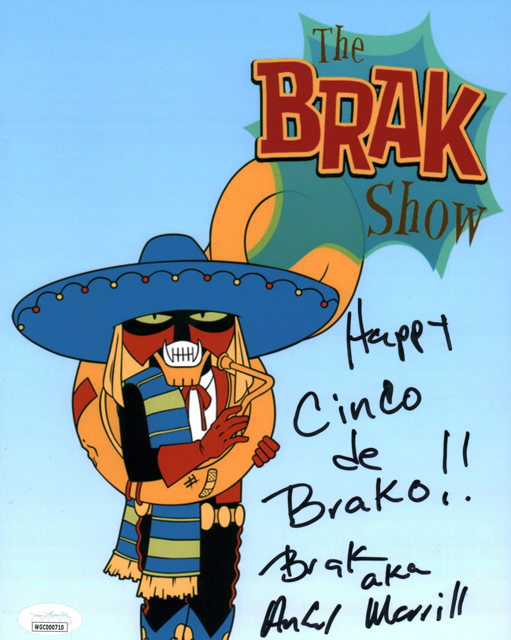 Andy Merrill The Brak Show 8x10 Photo Signed JSA Certified Autograph - Image 3