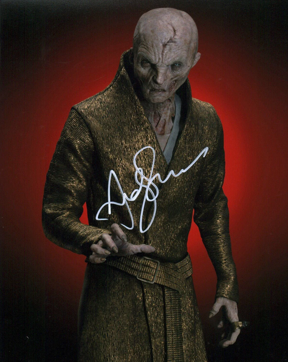 Andy Serkis Star Wars Trilogy 8x10 Signed Photo JSA Certified Autograph