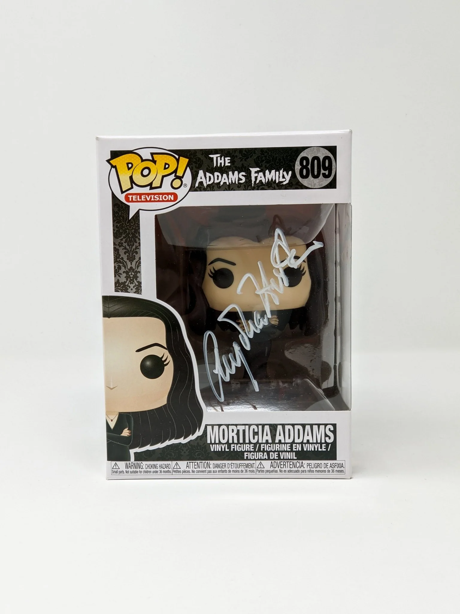 Anjelica Huston Addams Family Morticia Addams #809 Signed Funko Pop Certified Autograph - Image 5