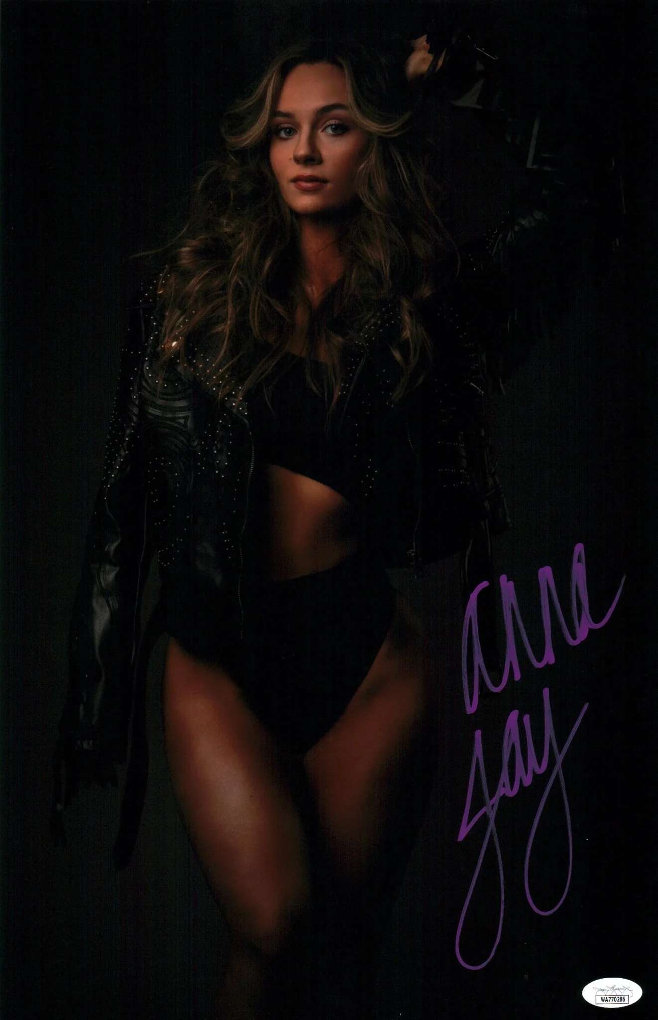 Anna Jay AEW Wrestling 11x17 Signed Photo Poster JSA Certified Autograph - Image 2