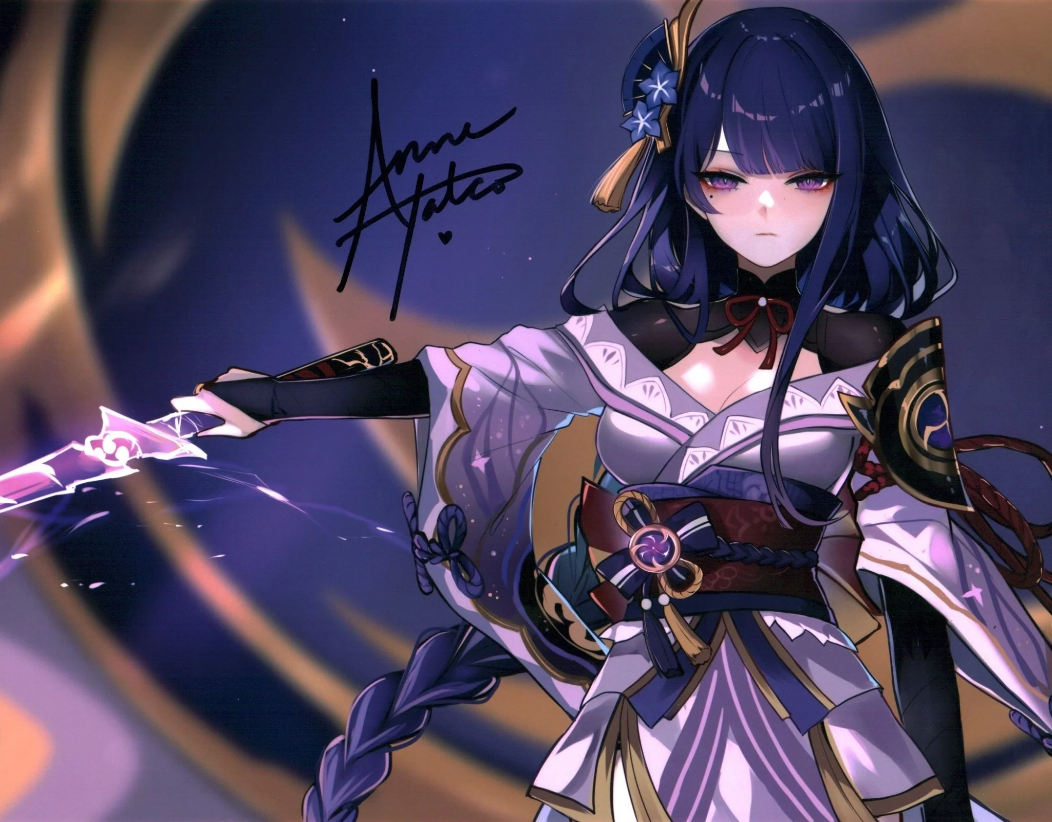 Anne Yatco Genshin Impact 11x14 Photo Poster JSA Certified Autograph - Image 2