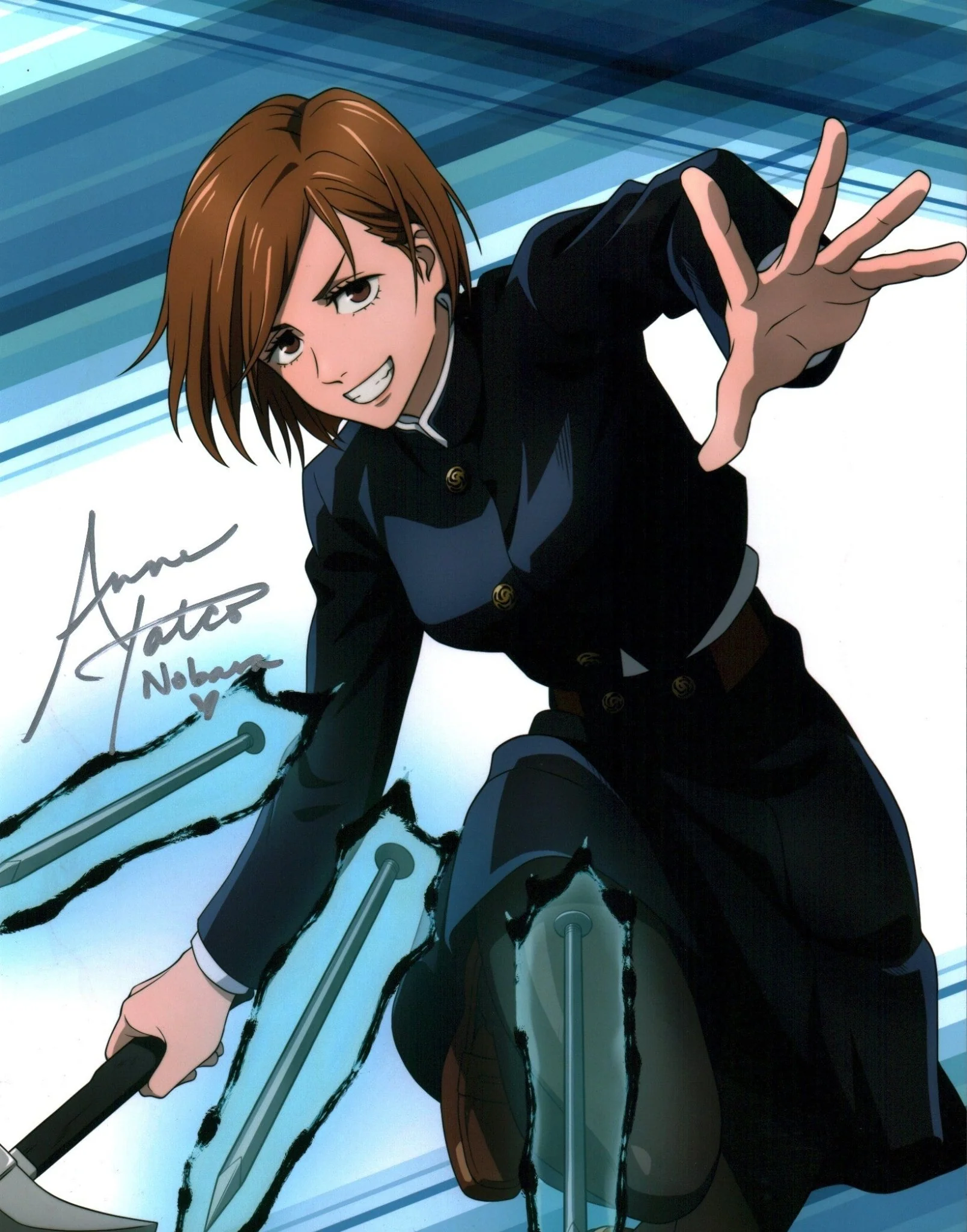 Anne Yatco Jujutsu Kaisen 11x14 Photo Poster JSA Certified Autograph - Image 3
