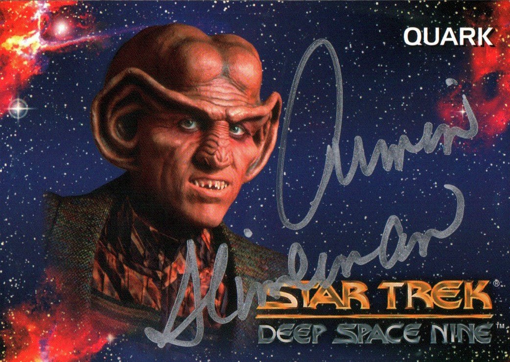 Armin Shimerman Star Trek: DS9 2.5x4 Trading Cards Signed JSA Certified Autograph - Image 3