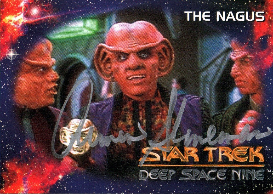 Armin Shimerman Star Trek: DS9 2.5x4 Trading Cards Signed JSA Certified Autograph - Image 3