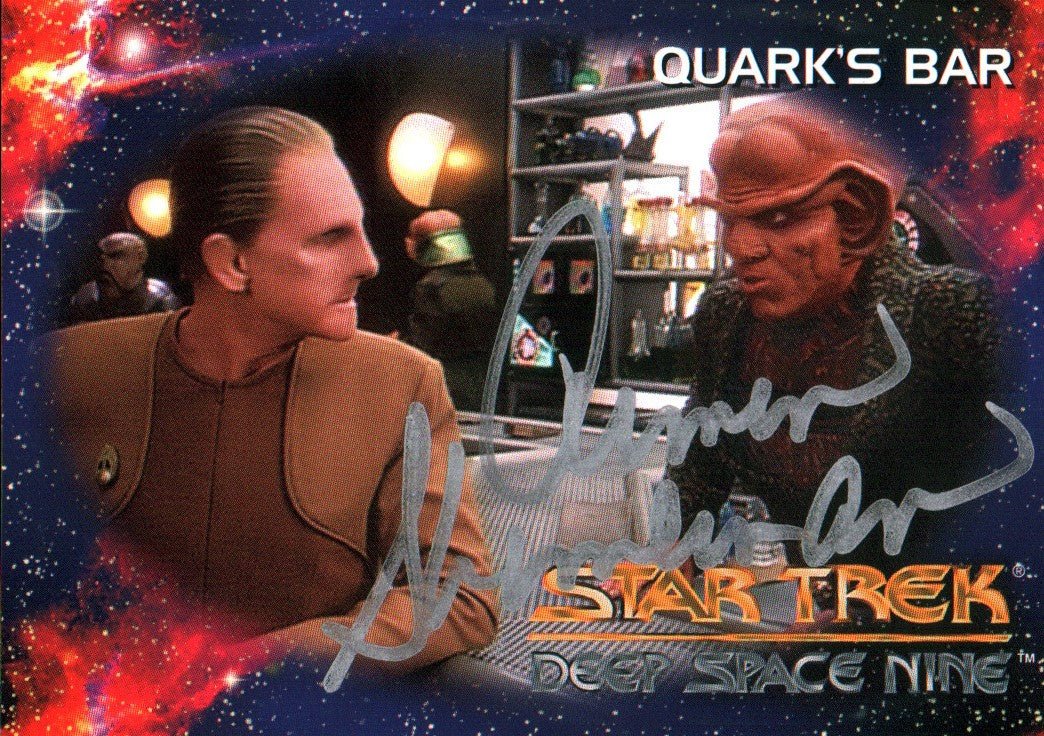 Armin Shimerman Star Trek: DS9 2.5x4 Trading Cards Signed JSA Certified Autograph - Image 3
