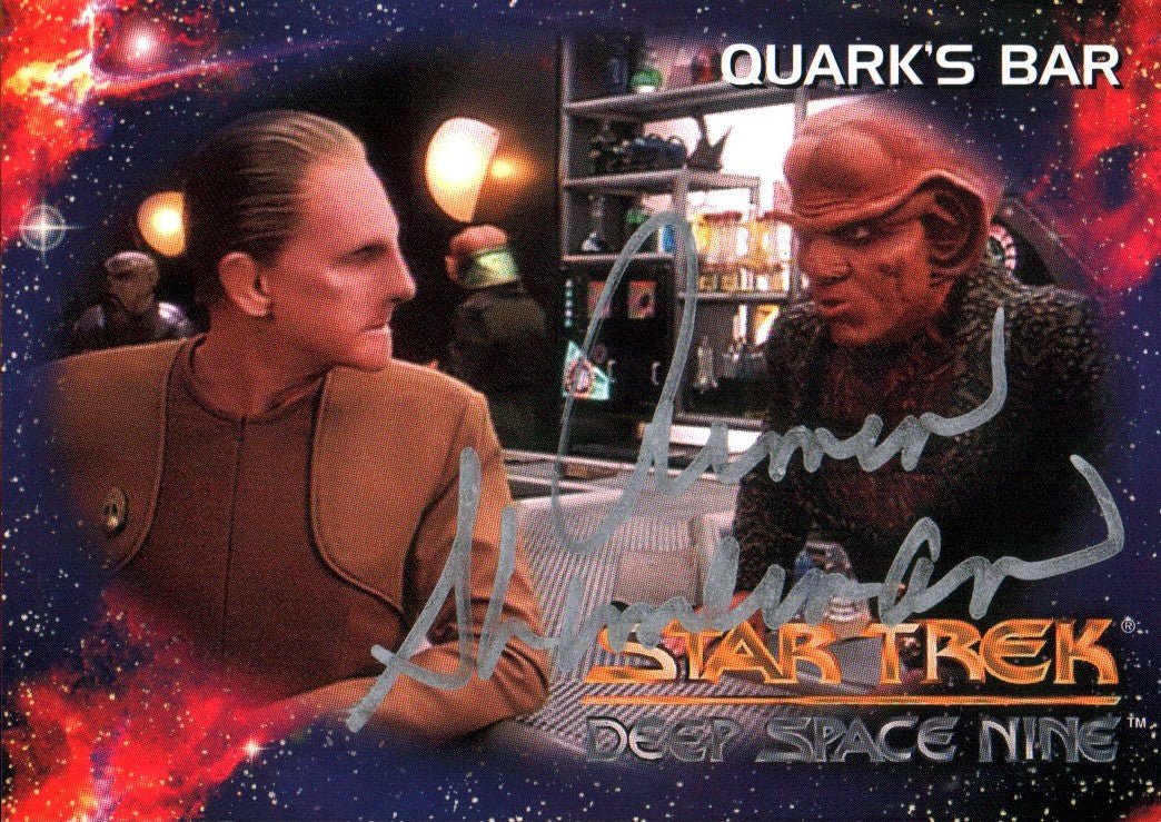 Armin Shimerman Star Trek: DS9 2.5x4 Trading Cards Signed JSA Certified Autograph - Image 5