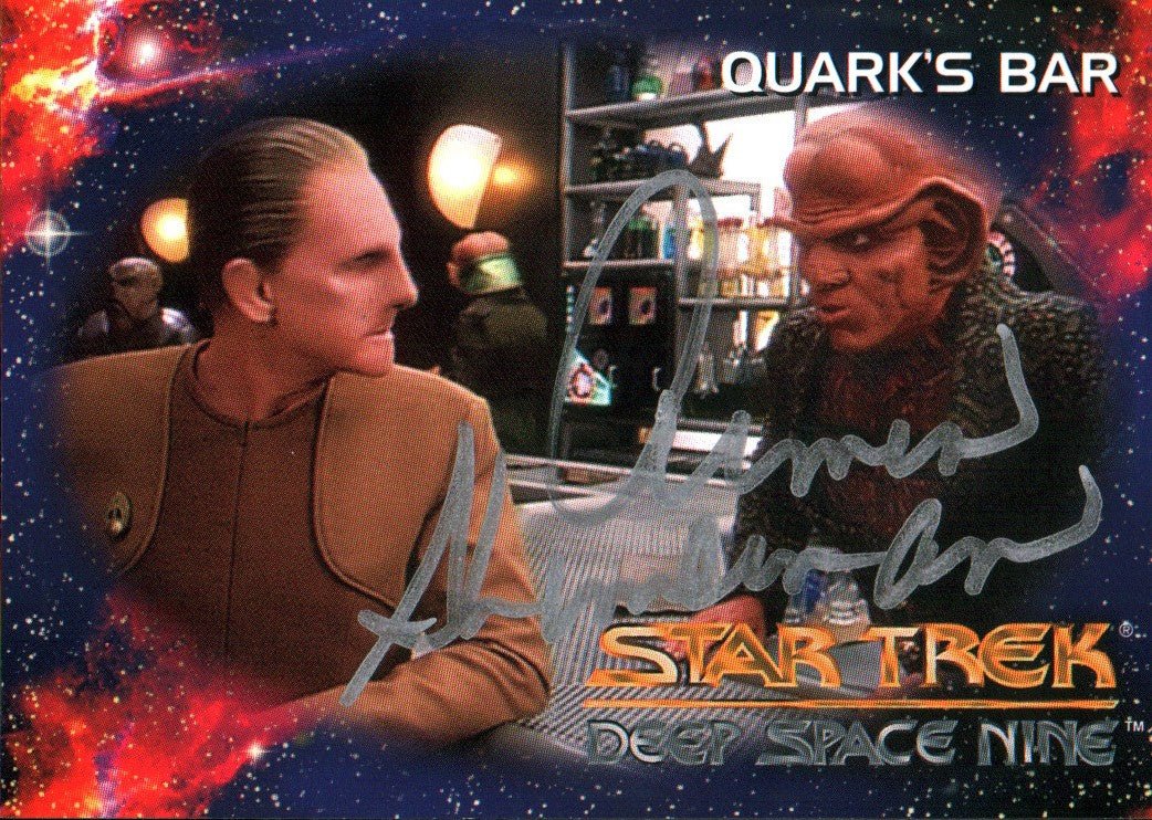 Armin Shimerman Star Trek: DS9 2.5x4 Trading Cards Signed JSA Certified Autograph - Image 9