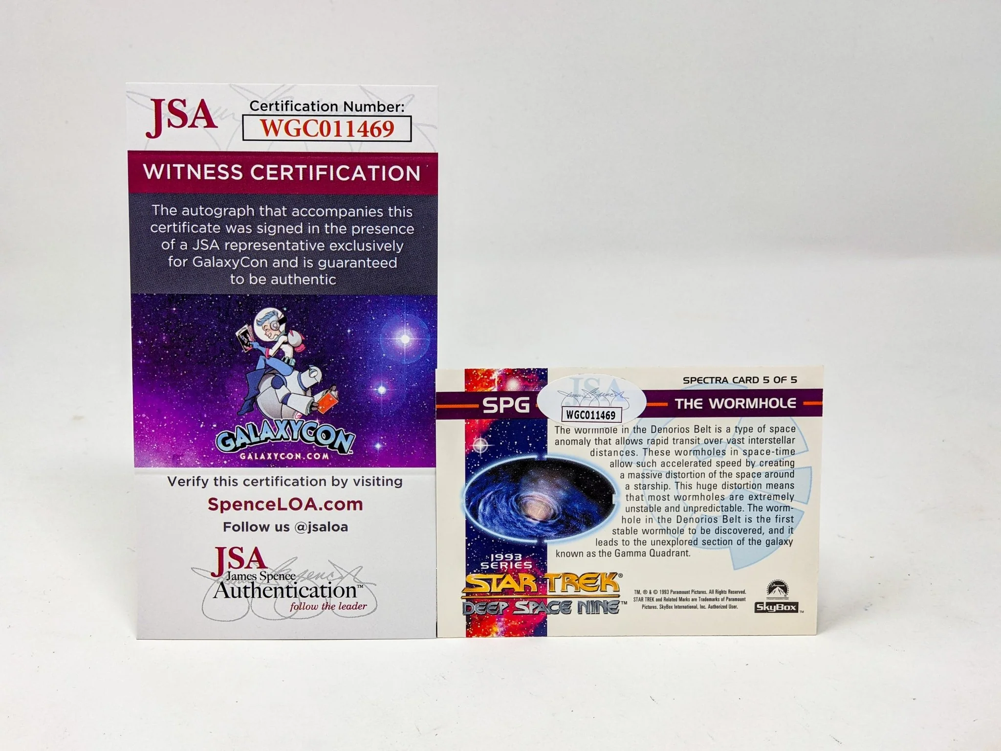 Armin Shimerman Star Trek: DS9 THE WORMHOLE 2.5x4 Signed SkyBox Trading Card JSA Certified Autograph - Image 4
