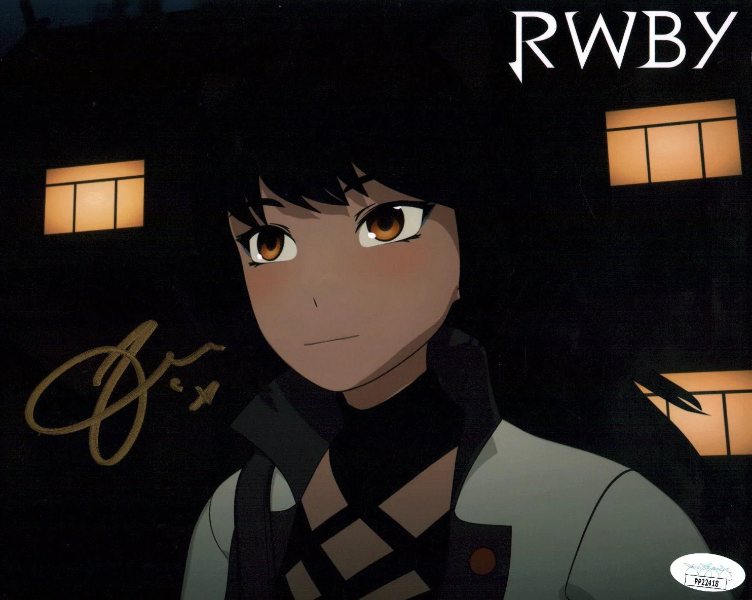 Arryn Zech RWBY 8x10 Signed Photo JSA Certified Autograph