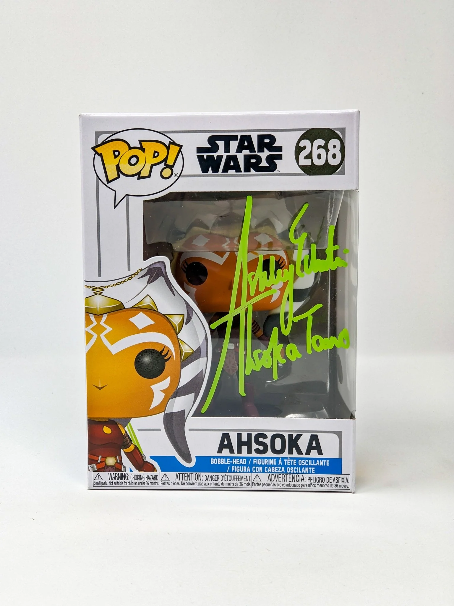 Ashley Eckstein Star Wars Ahsoka #268 Signed Funko Pop JSA Certified Autograph - Image 3